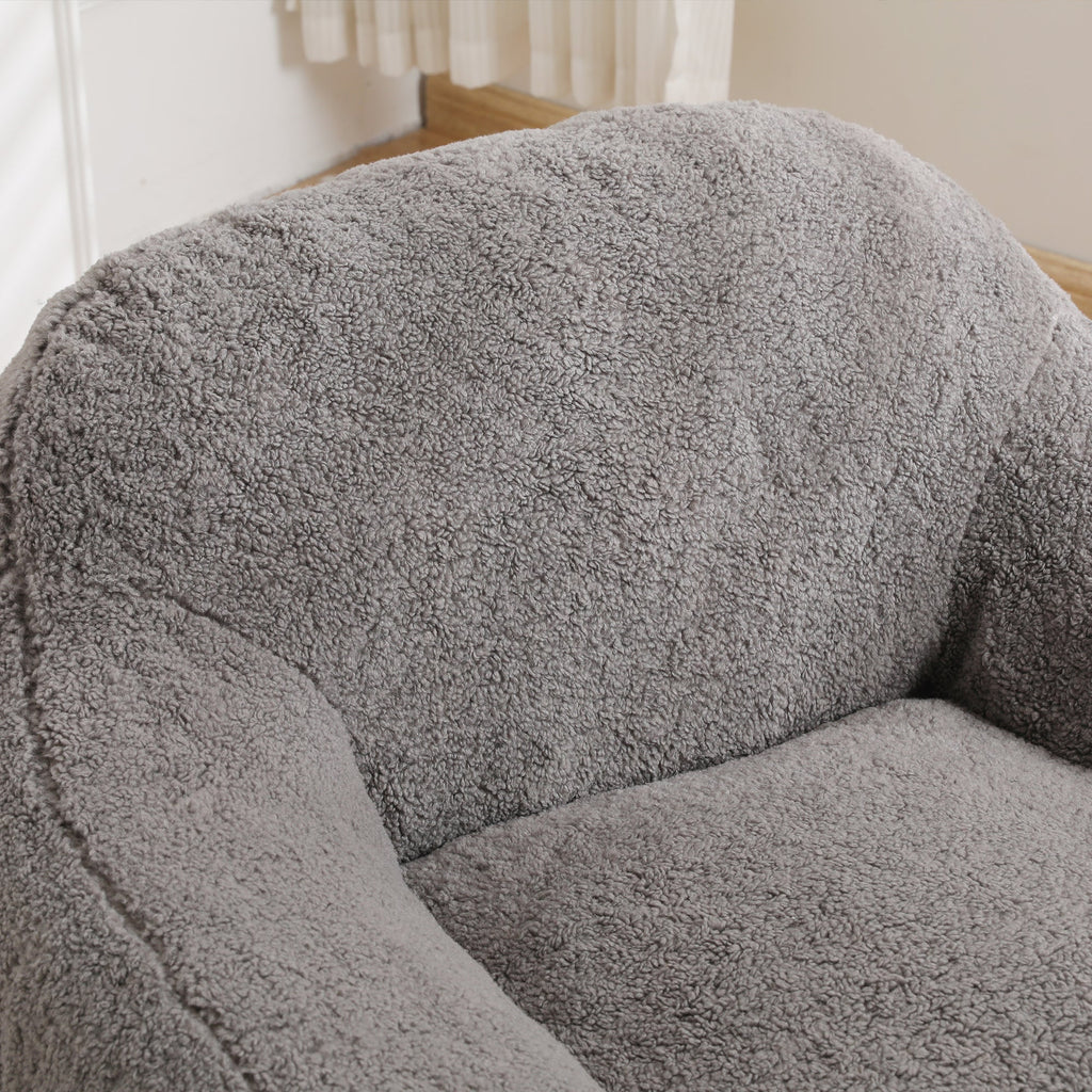 Oversized Teddy Memory Foam Bean Bag Chair