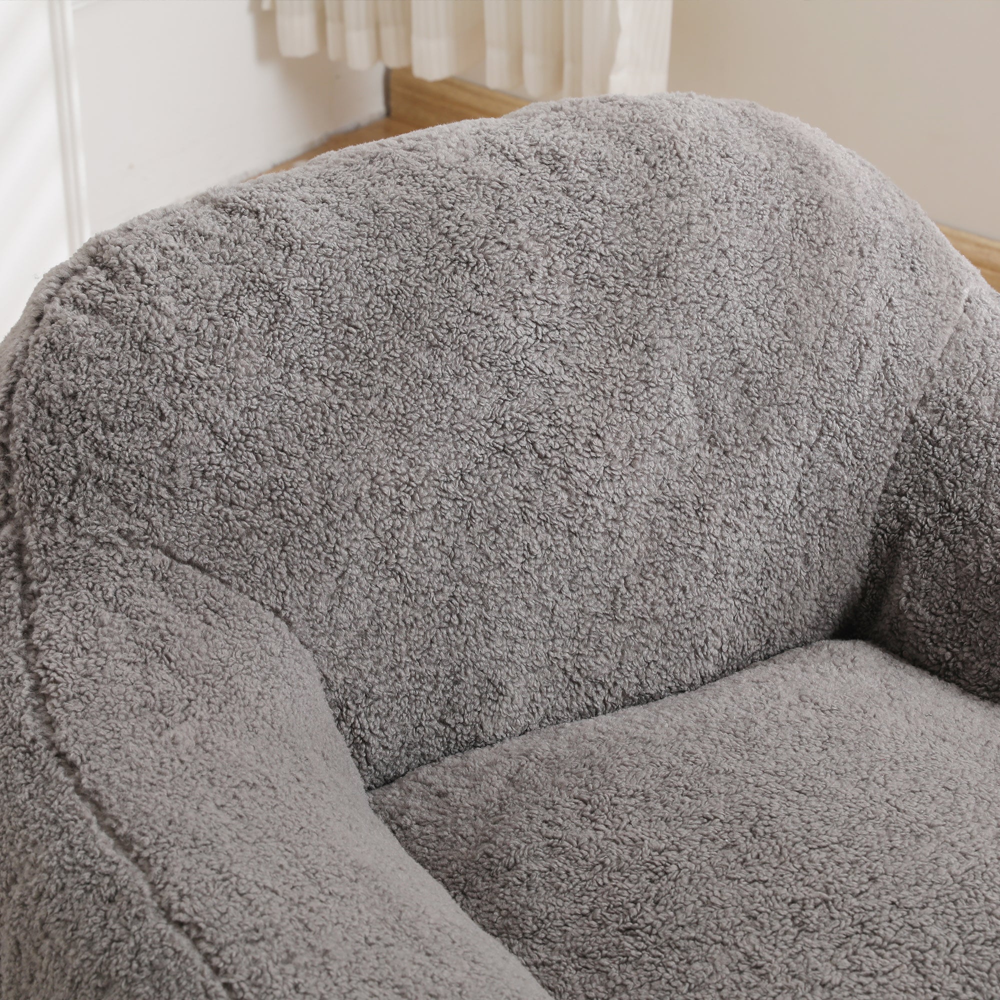 Oversized Teddy Memory Foam Bean Bag Chair