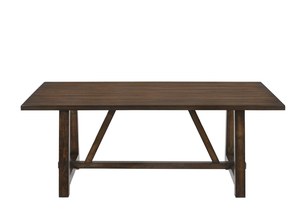 Kaelyn Dark Oak Finish Dining Table