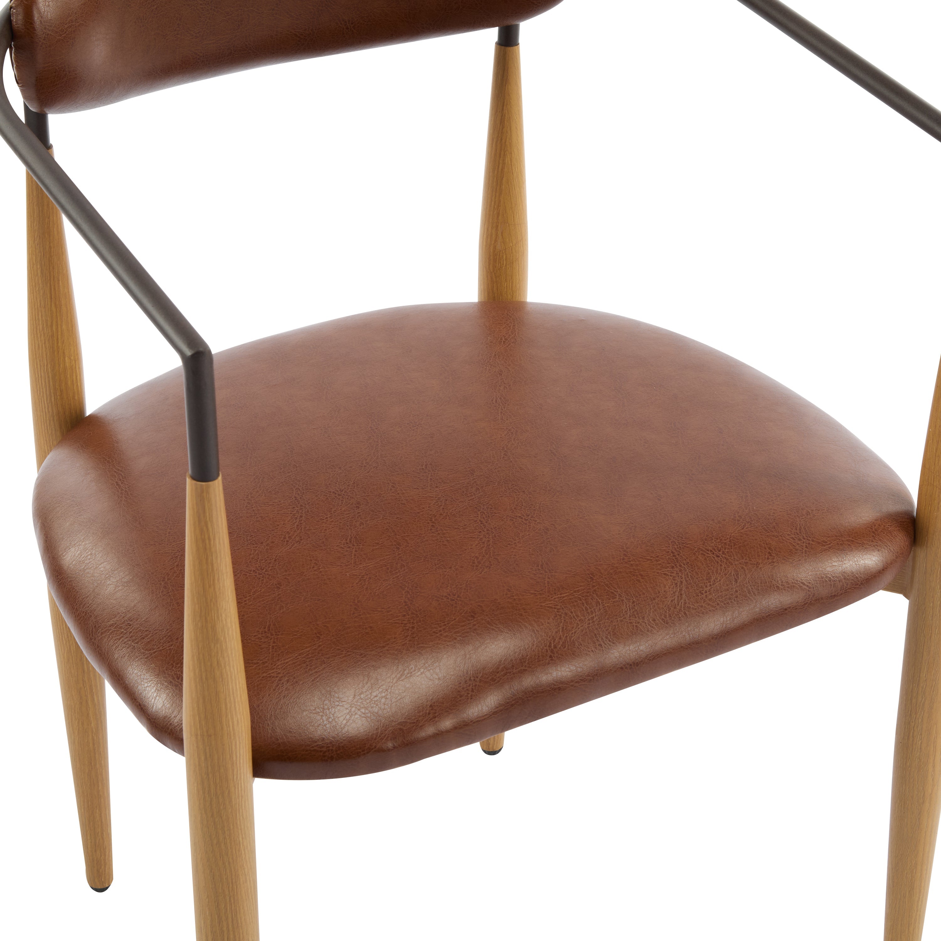 Fielding Mid-Century Modern Dining Chair, Set of 2