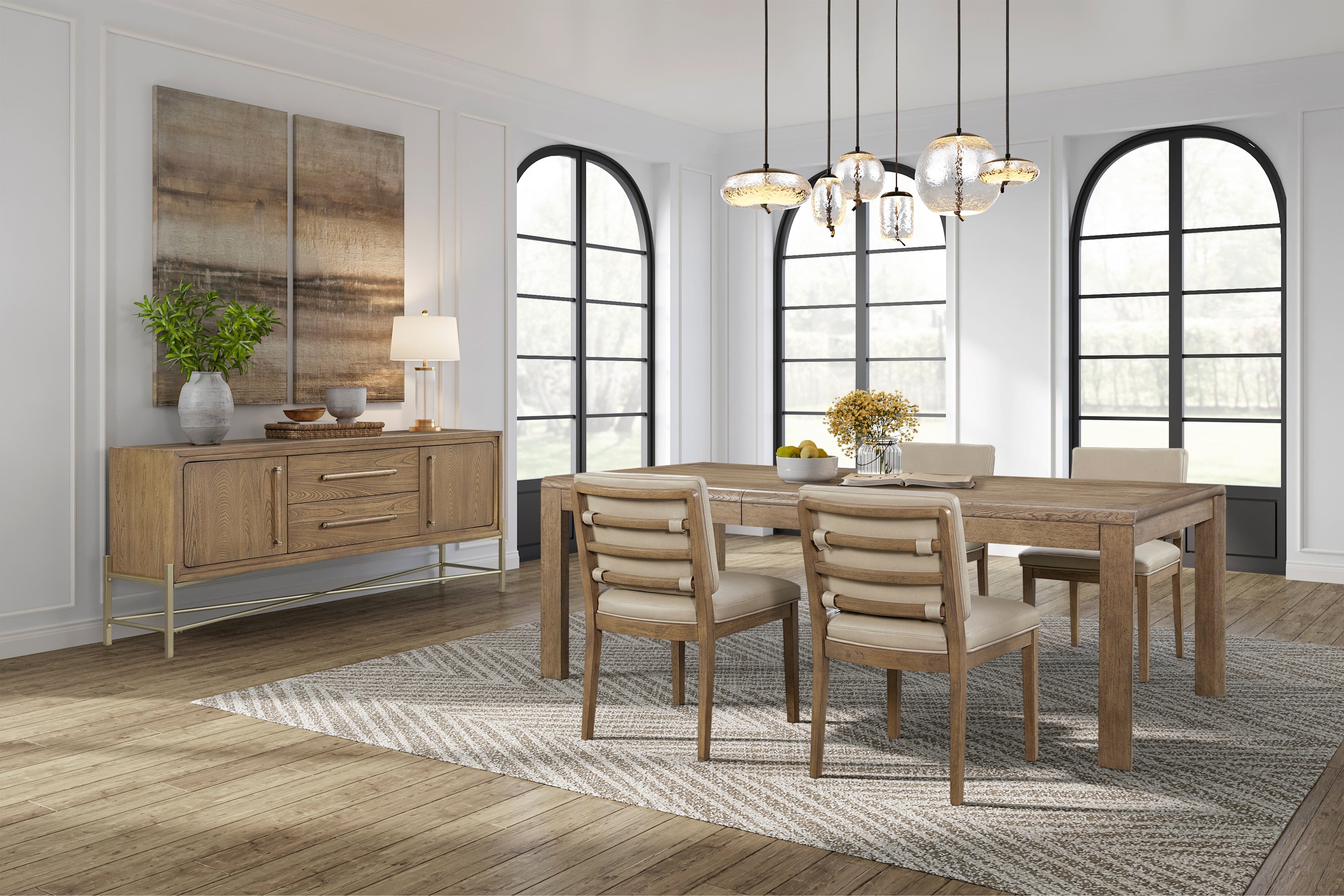 Rosewick Extendable Dining Table with Removable Leaf