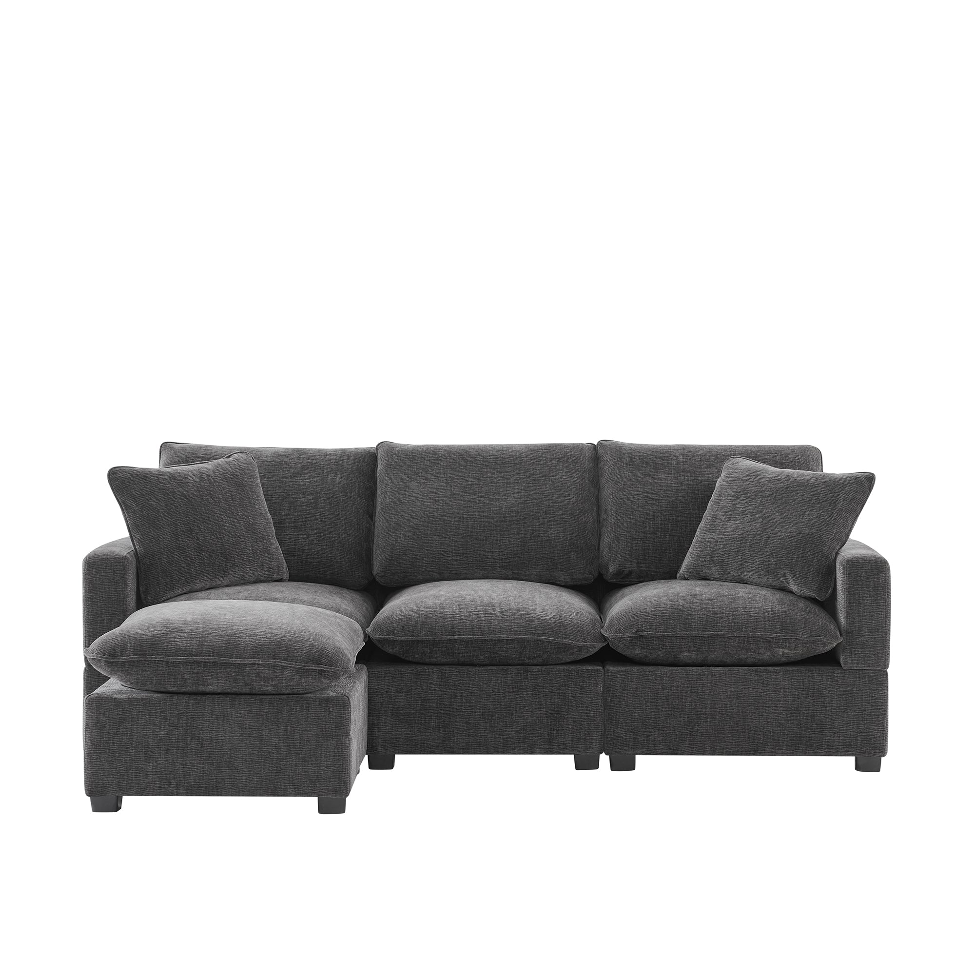 Chenille Modular L-Shape Sofa