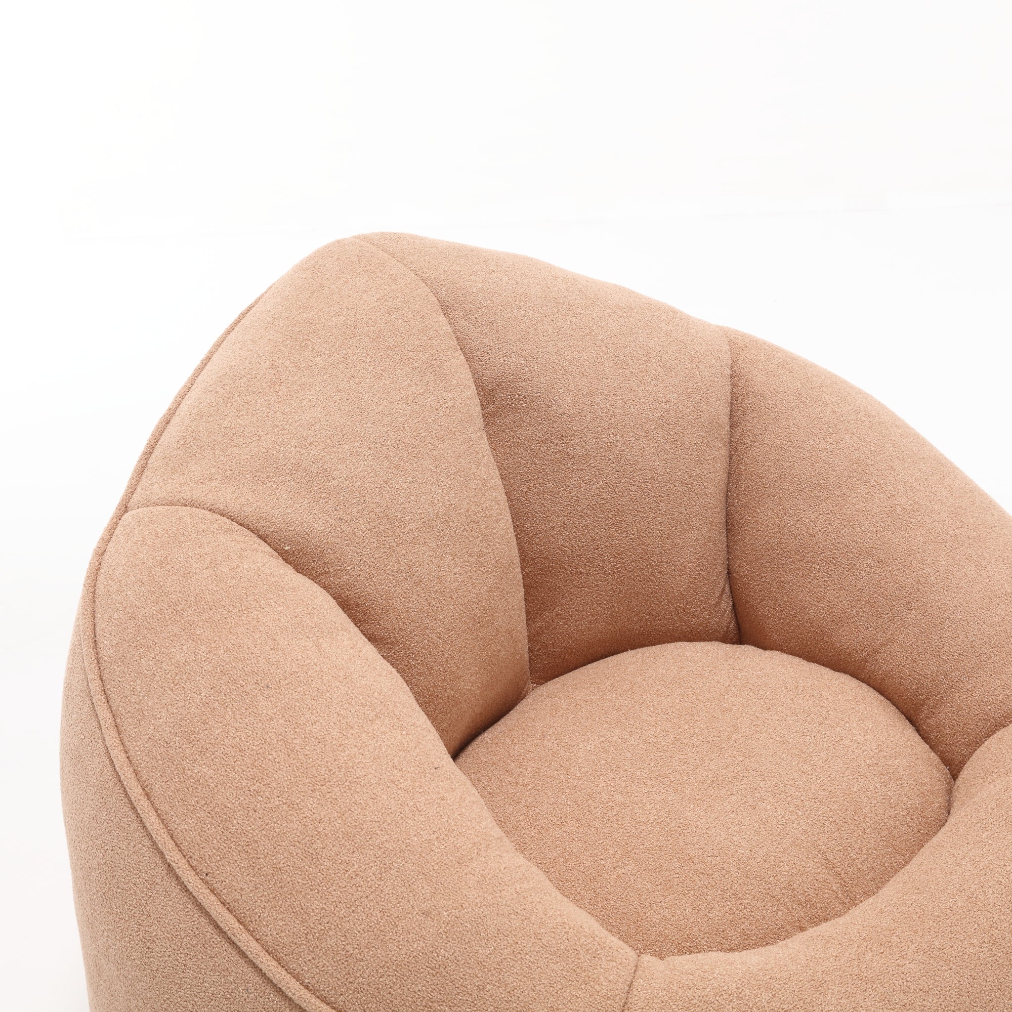 Bean Bag Sofa Chair with High-Pressure Foam and Footrest