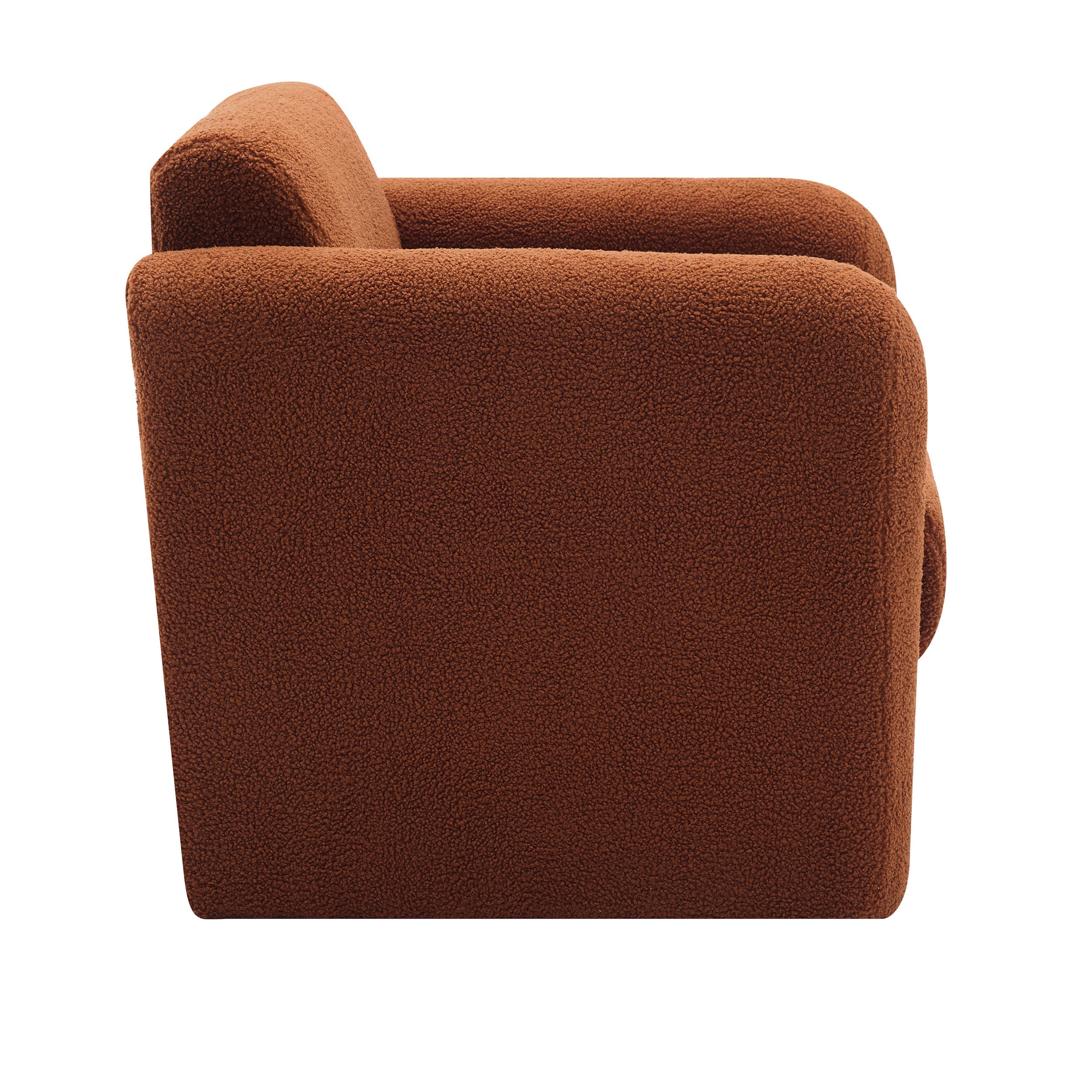 Marlowe Modern Sherpa Upholstered Comfy Reading Accent Chair