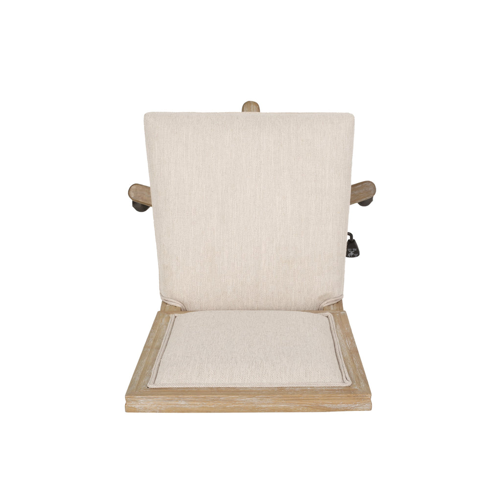 French Country Square Back Swivel & Lift Office Chair
