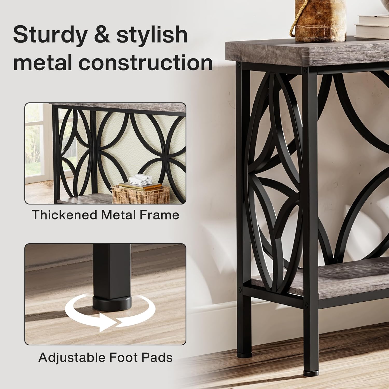 Stonebridge Industrial Console Table