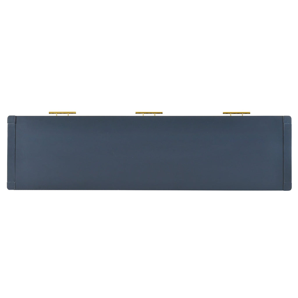 Fluted Drawer Contemporary Entryway Console Table