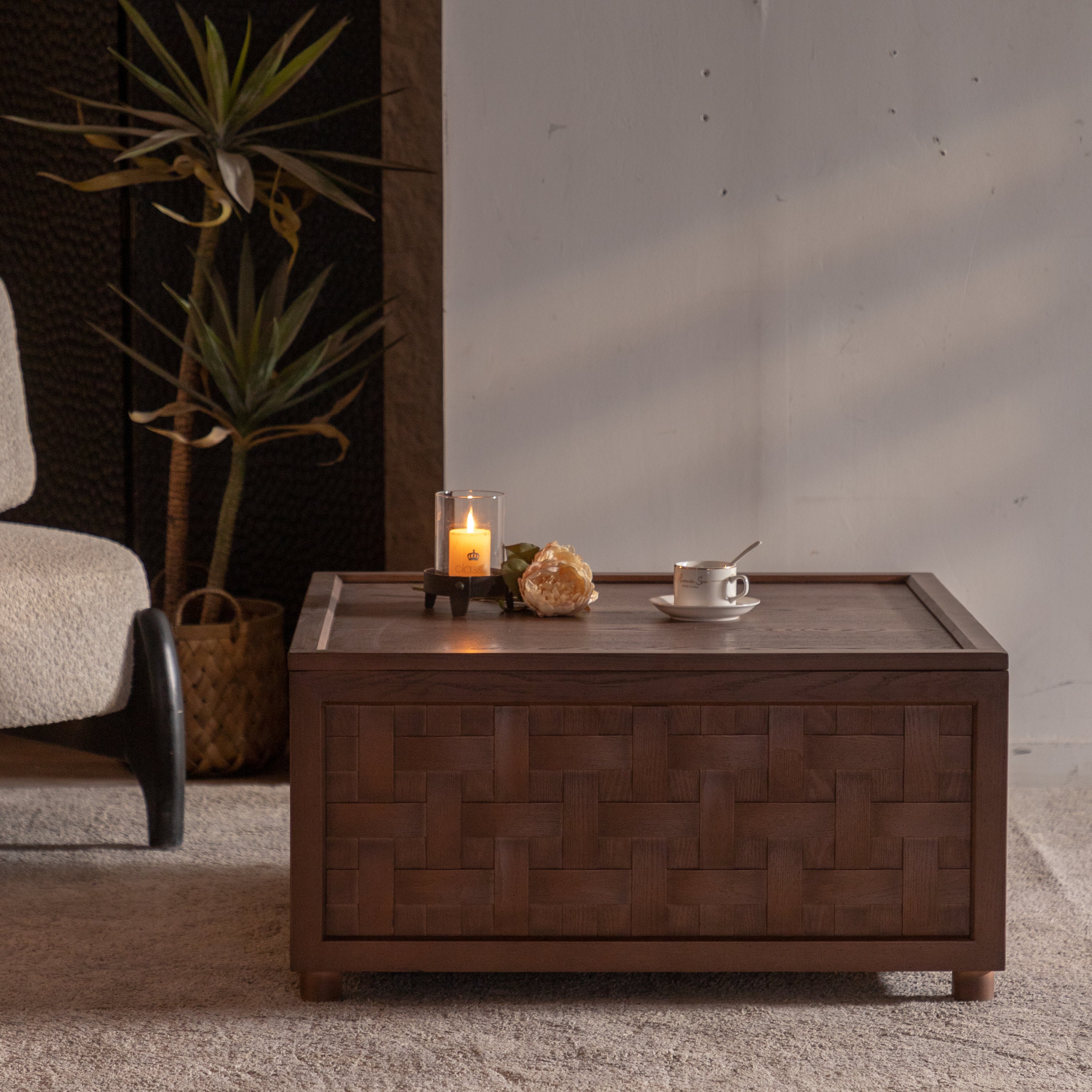 Ashwick Farmhouse Coffee Table with Storage