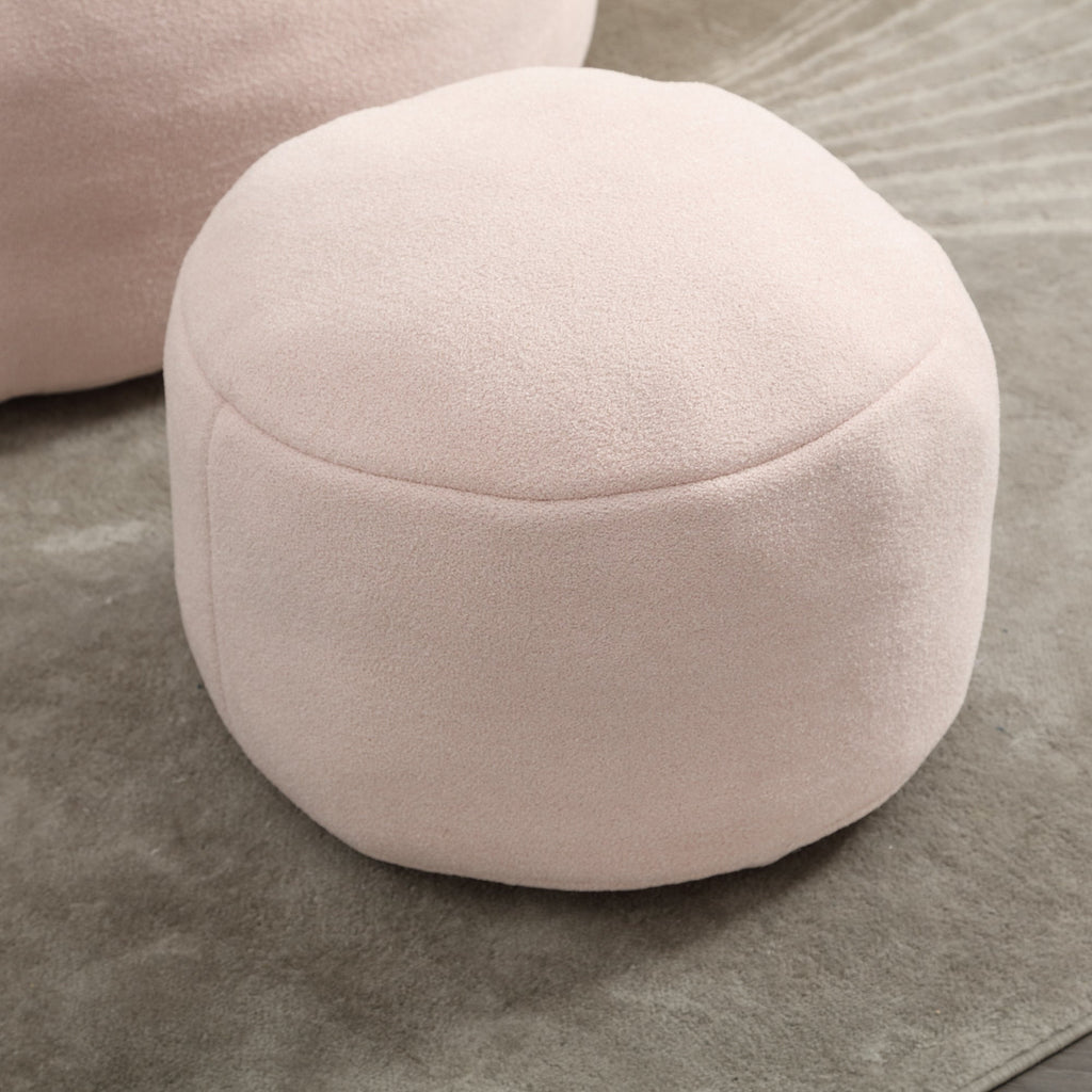Bean Bag Sofa Chair with High-Pressure Foam and Footrest