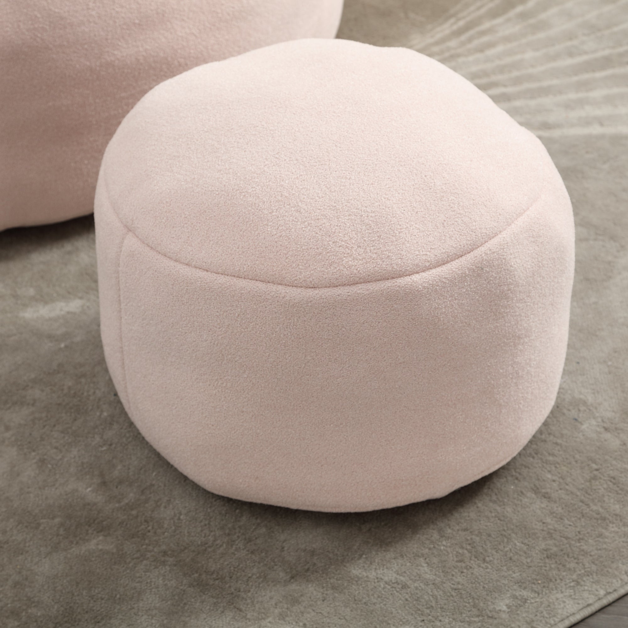 Bean Bag Sofa Chair with High-Pressure Foam and Footrest