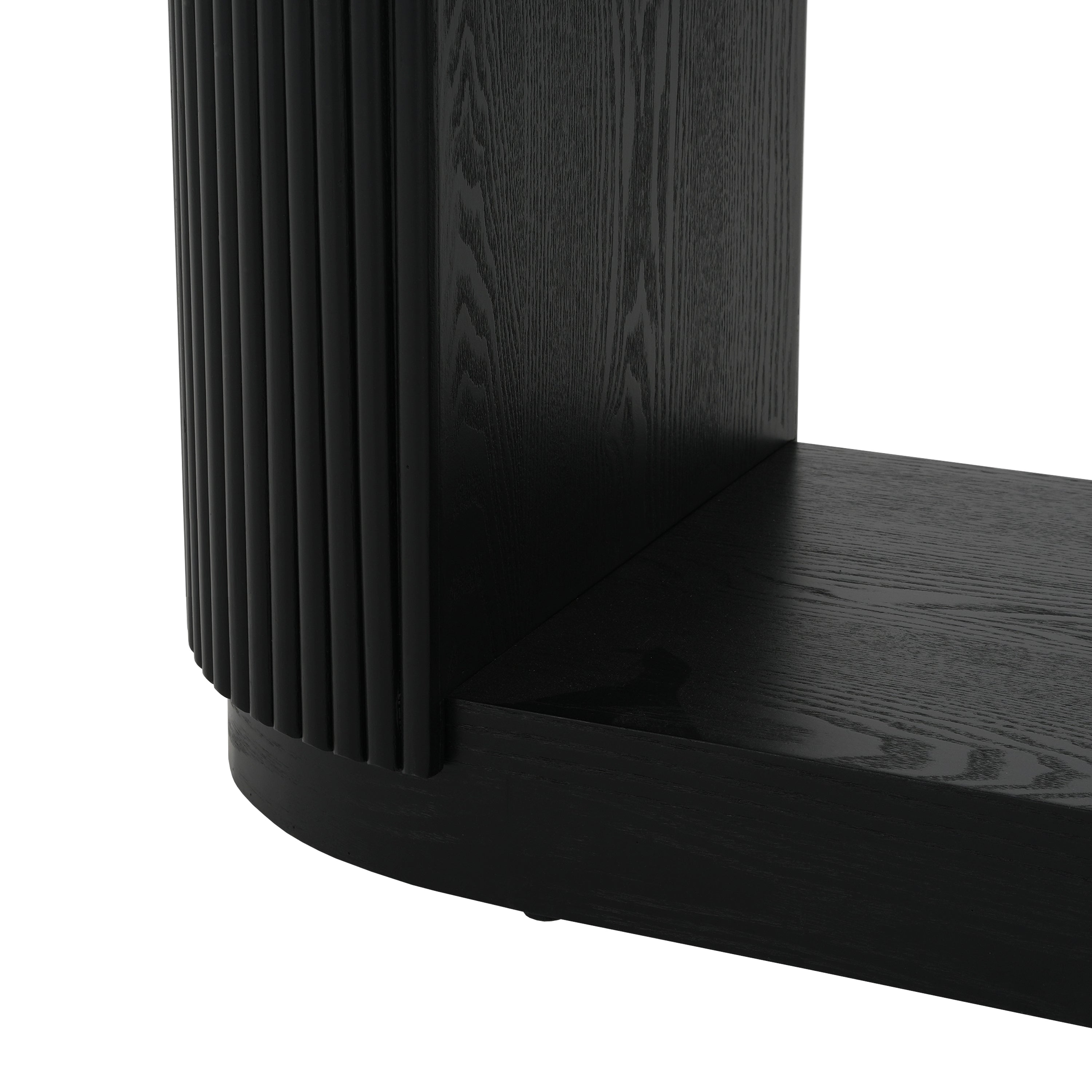 Modern Entryway Console Table with Open Shelf