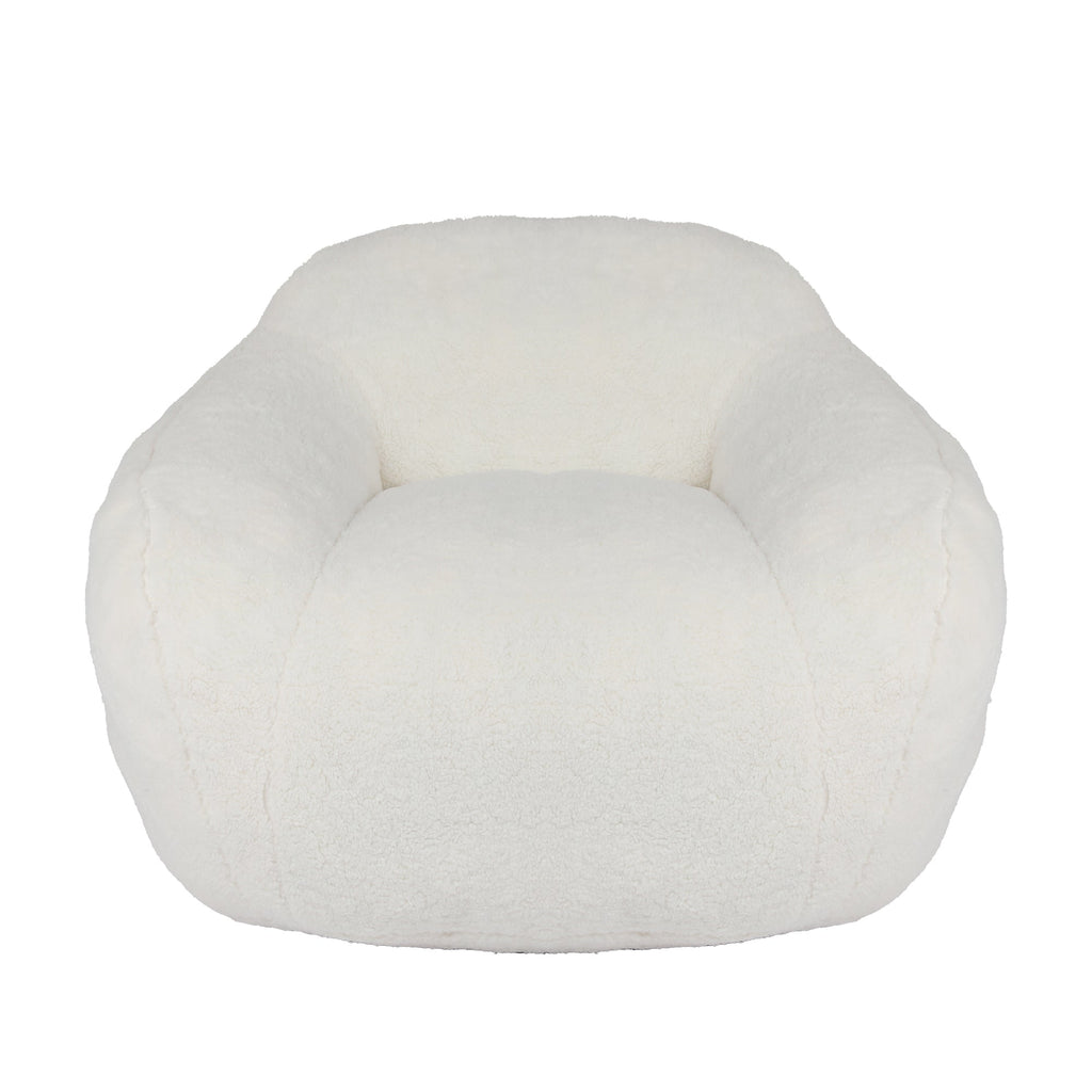 Oversized Teddy Memory Foam Bean Bag Chair