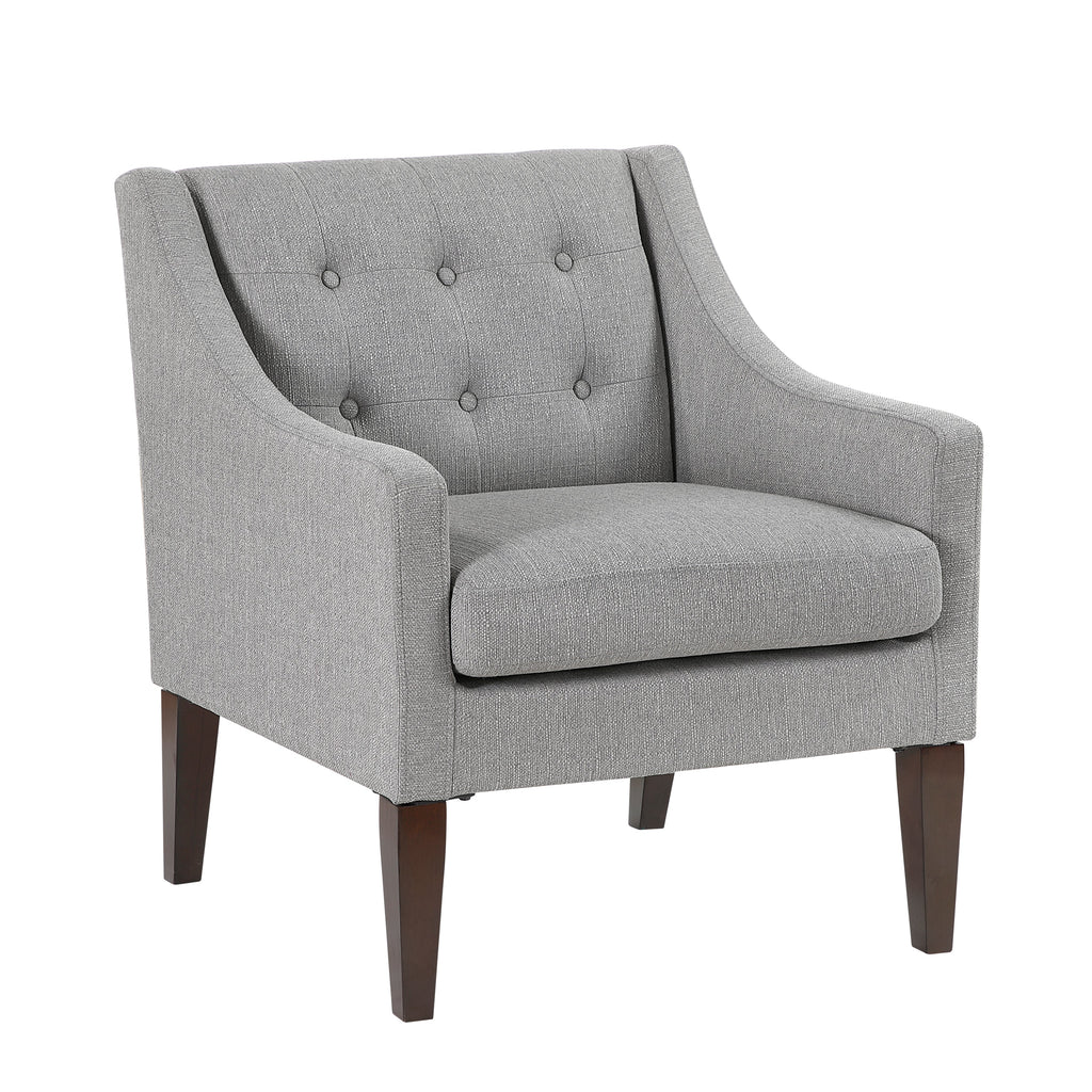 Contemporary Button Tufted Accent Chair