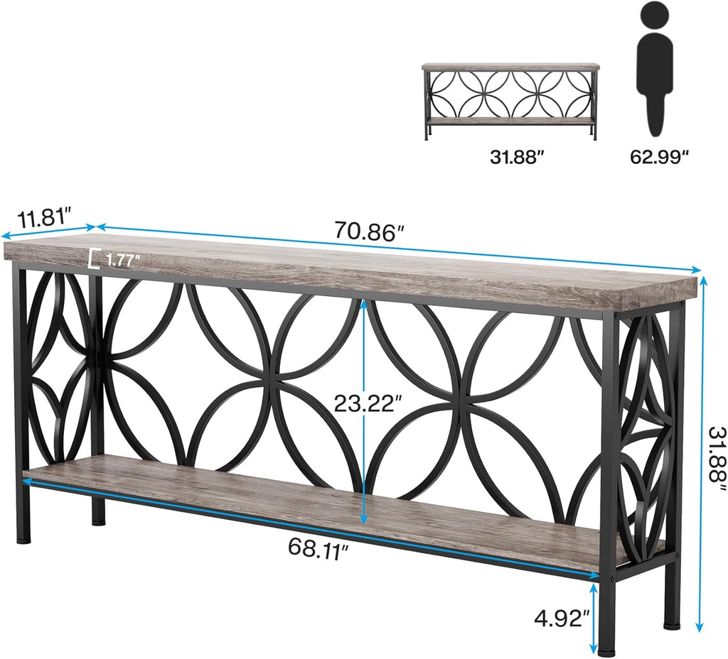 Stonebridge Industrial Console Table