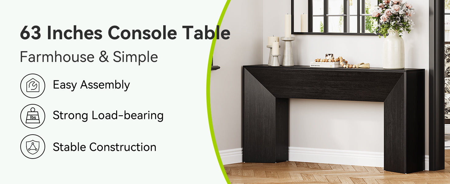 Alderwood Modern Farmhouse  Entryway Console Table