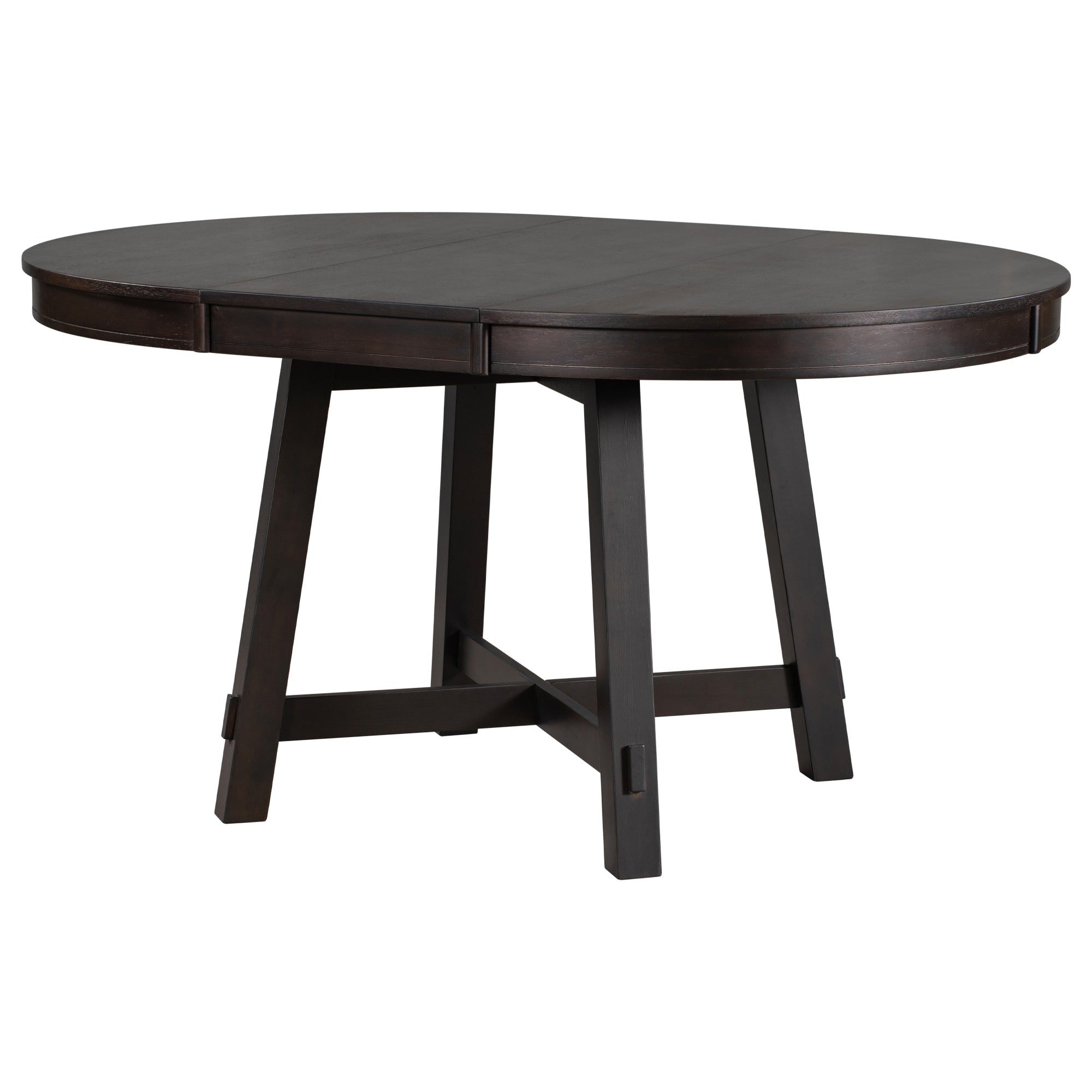 Farmhouse Round Extendable Dining Table with 16 Leaf
