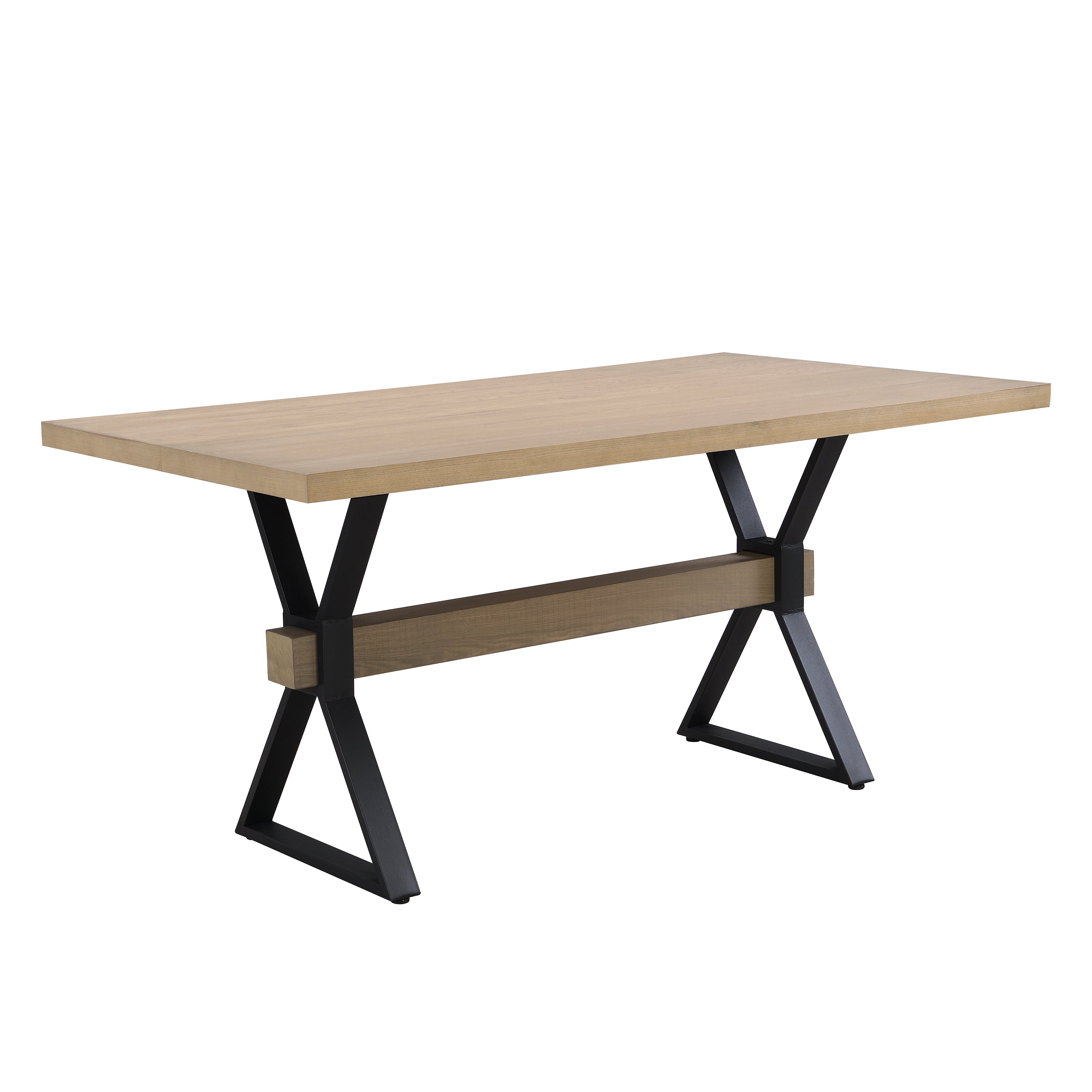 Hartsdale Farmhouse X-Shaped Dining Table