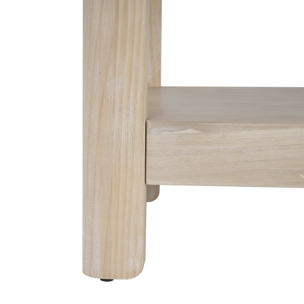 Modern Farmhouse Minimalist Rounded Console Table