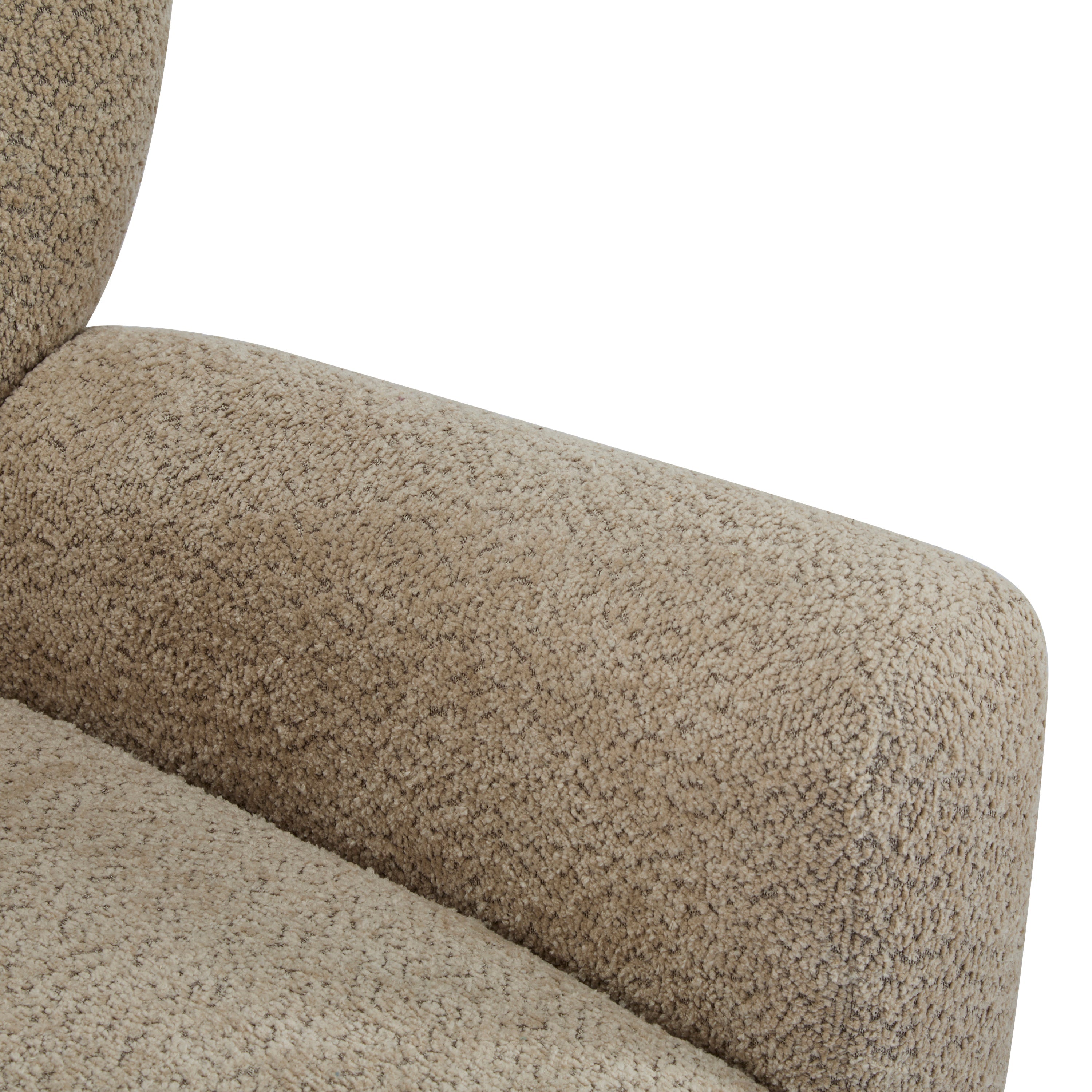 Cozy Wingback Accent Chair with Round Wood Feet