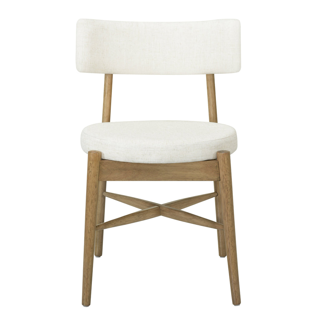 Harveston Mid Century Modern Boucle Upholstered Dining Chairs, Set of 2