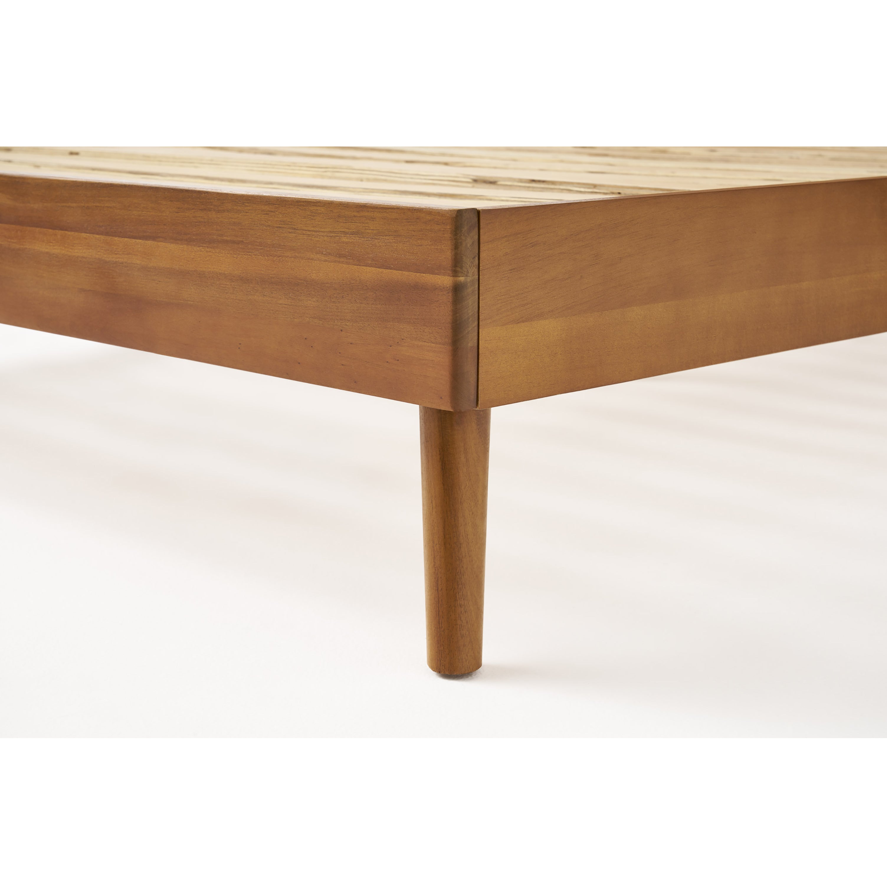 Oki Oki Mid-Century Modern Wooden Bed