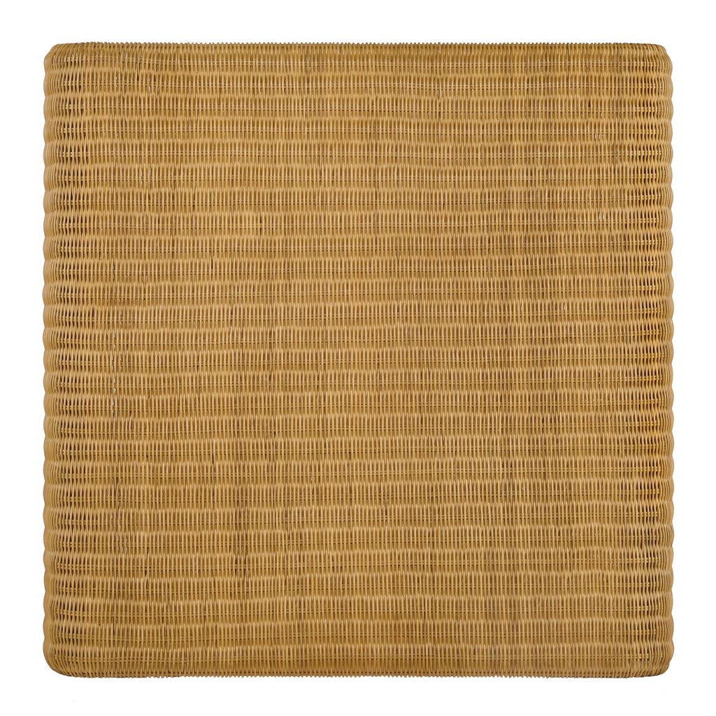 Cahya Natural Square Woven Rattan Coffee Table
