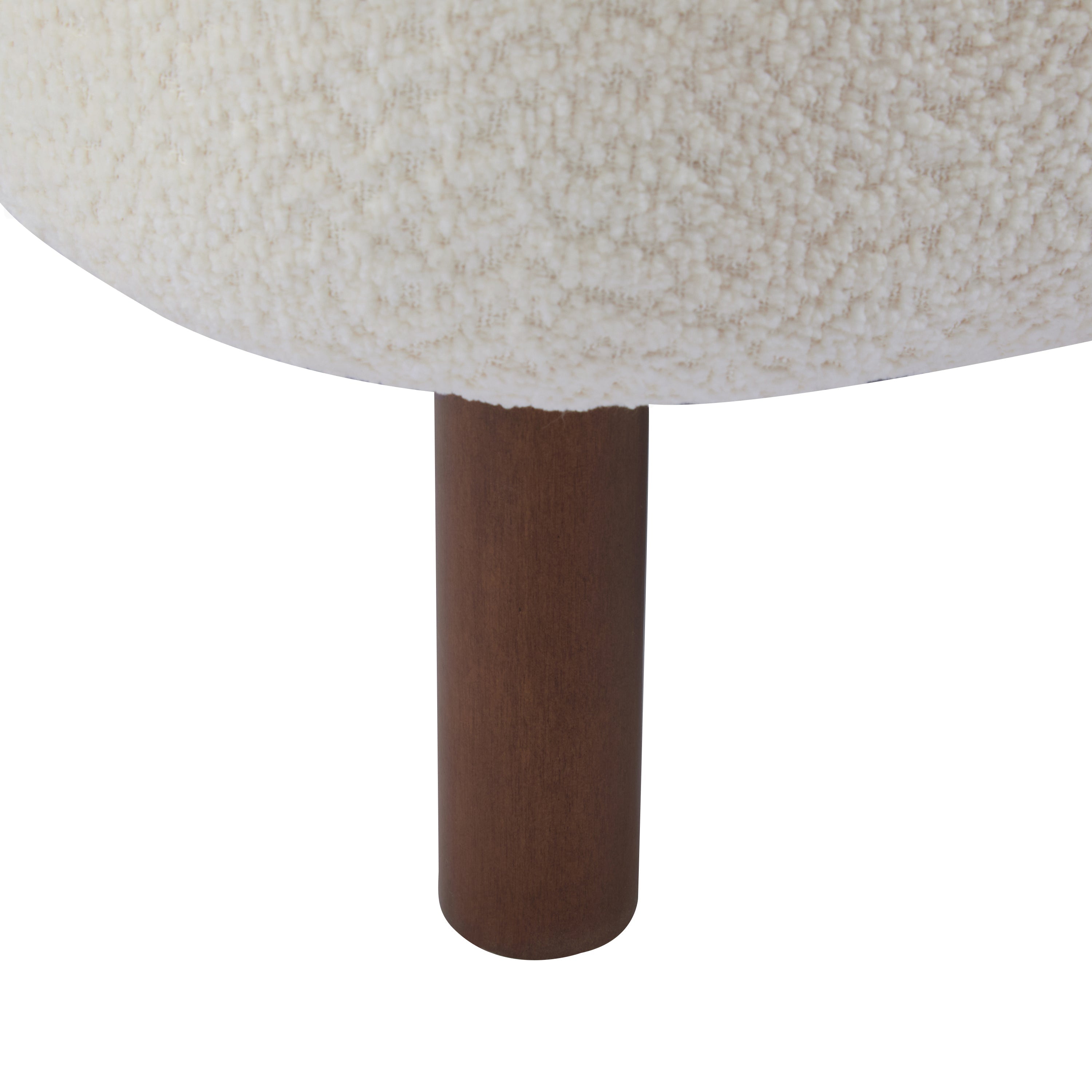 Bella Upholstered Wingback Armless Accent Chair