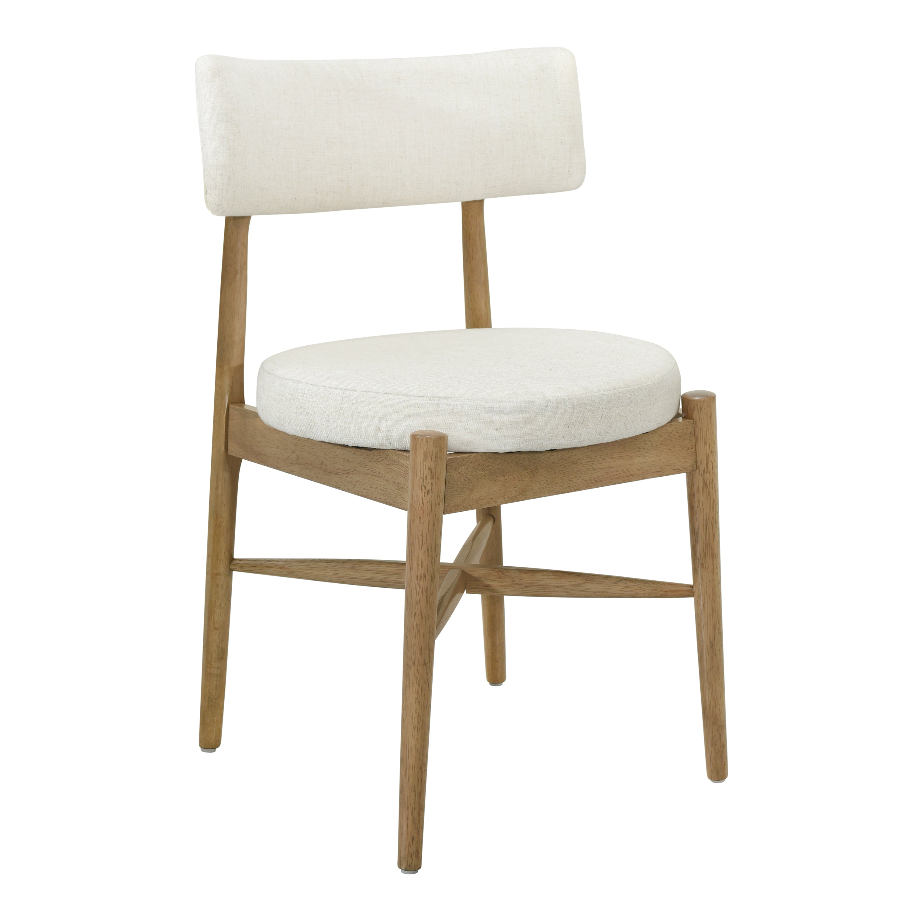 Harveston Mid Century Modern Boucle Upholstered Dining Chairs, Set of 2