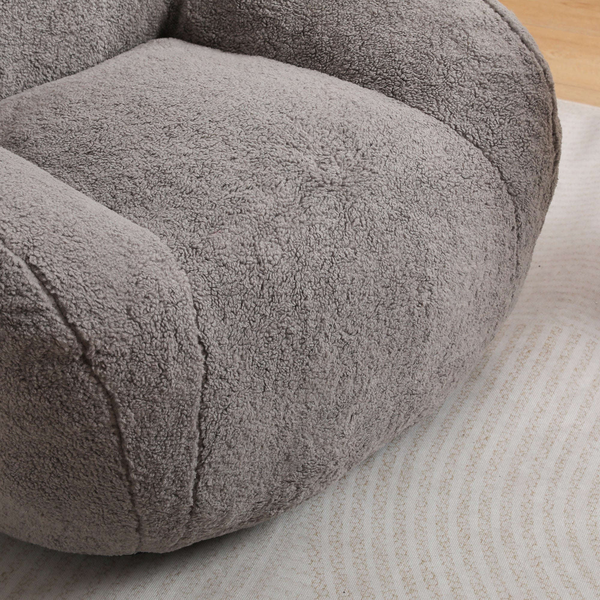 Oversized Teddy Memory Foam Bean Bag Chair
