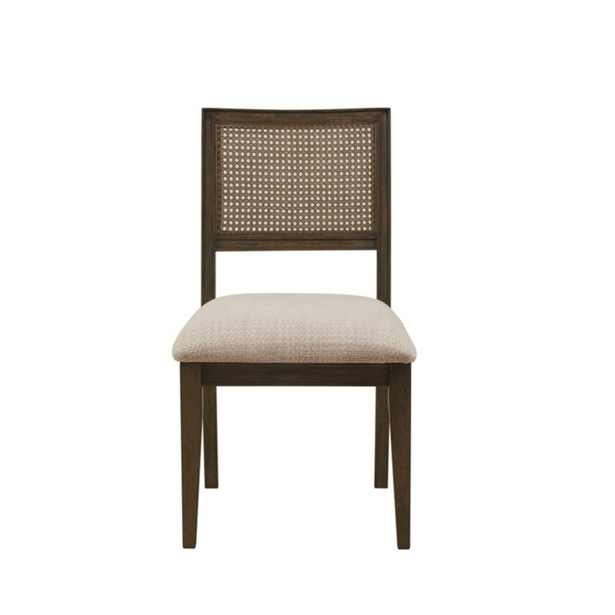 Hearthfield Rattan Armless Dining Chair, Set of 2
