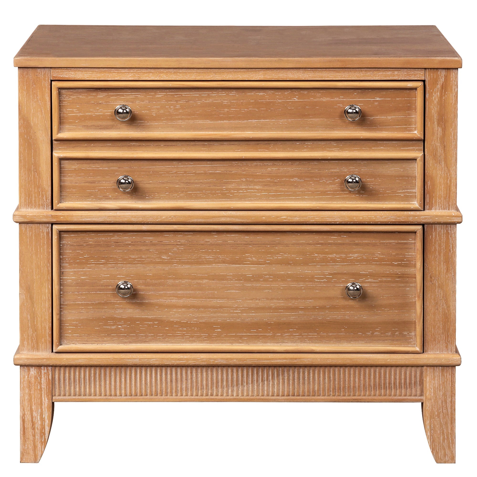 Hazel 3-Drawer Side Table, Set of 2