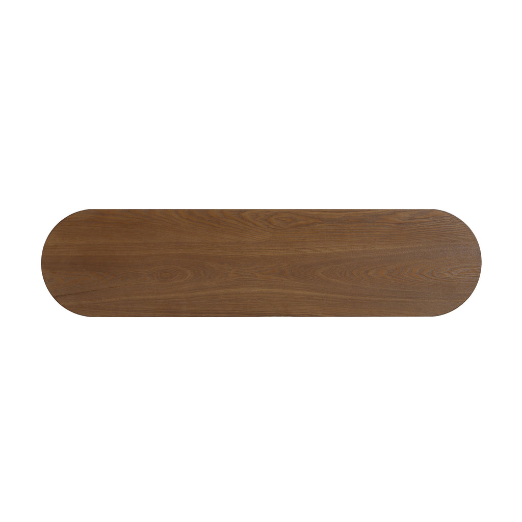 Modern Entryway Console Table with Open Shelf