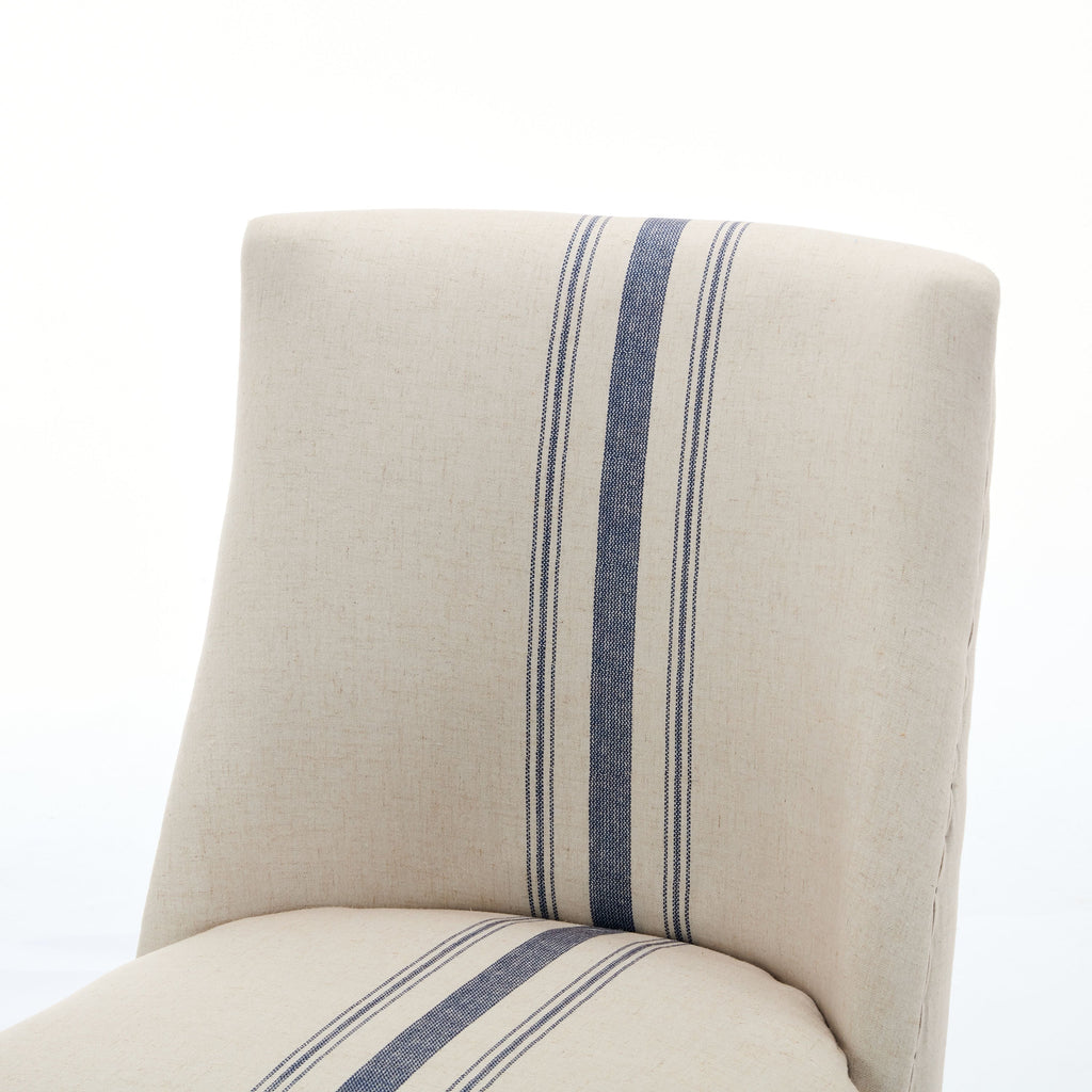 Hearthwick Striped Upholstered Dining Chair, Set of 2