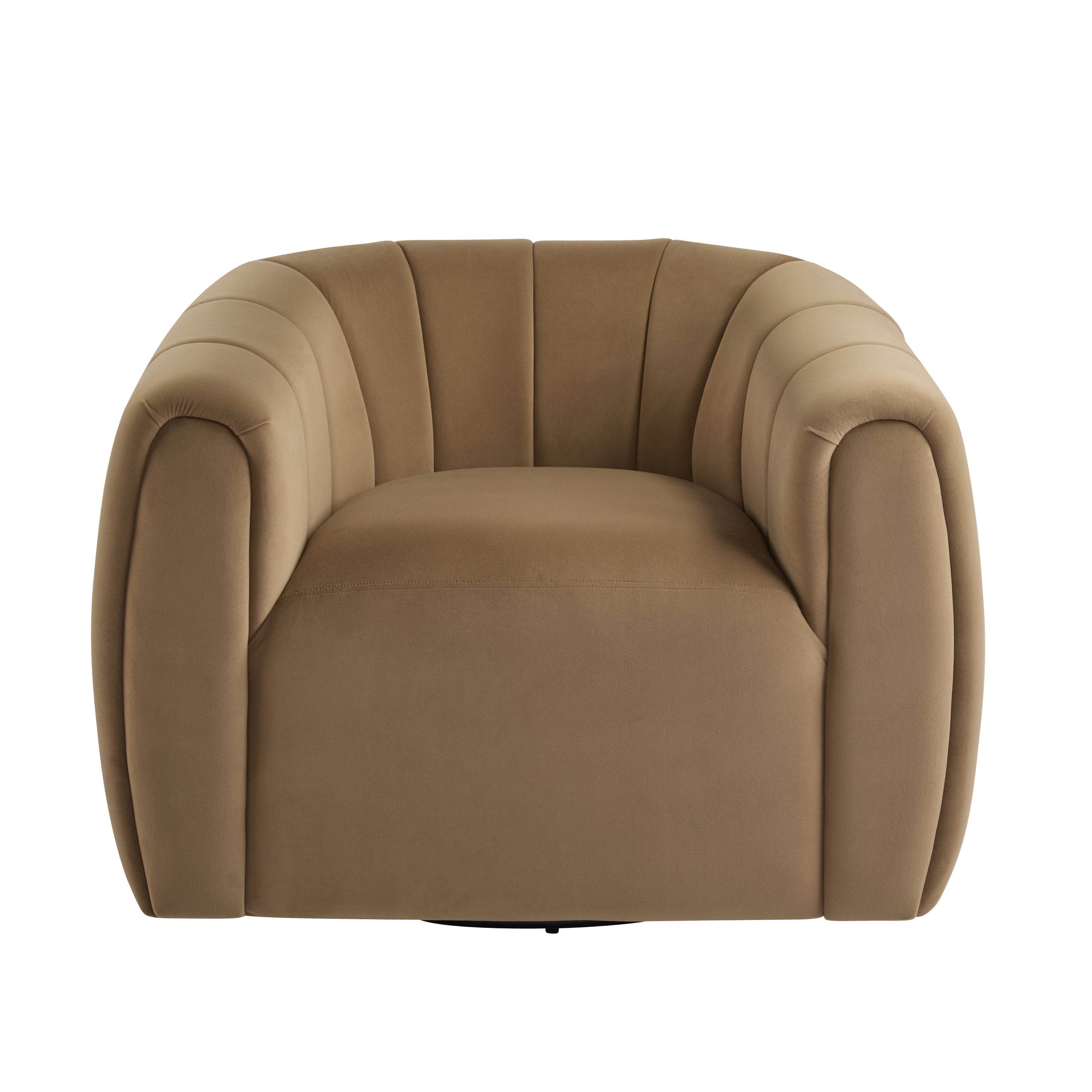 Modern Swivel Club Chair with Premium Velvet