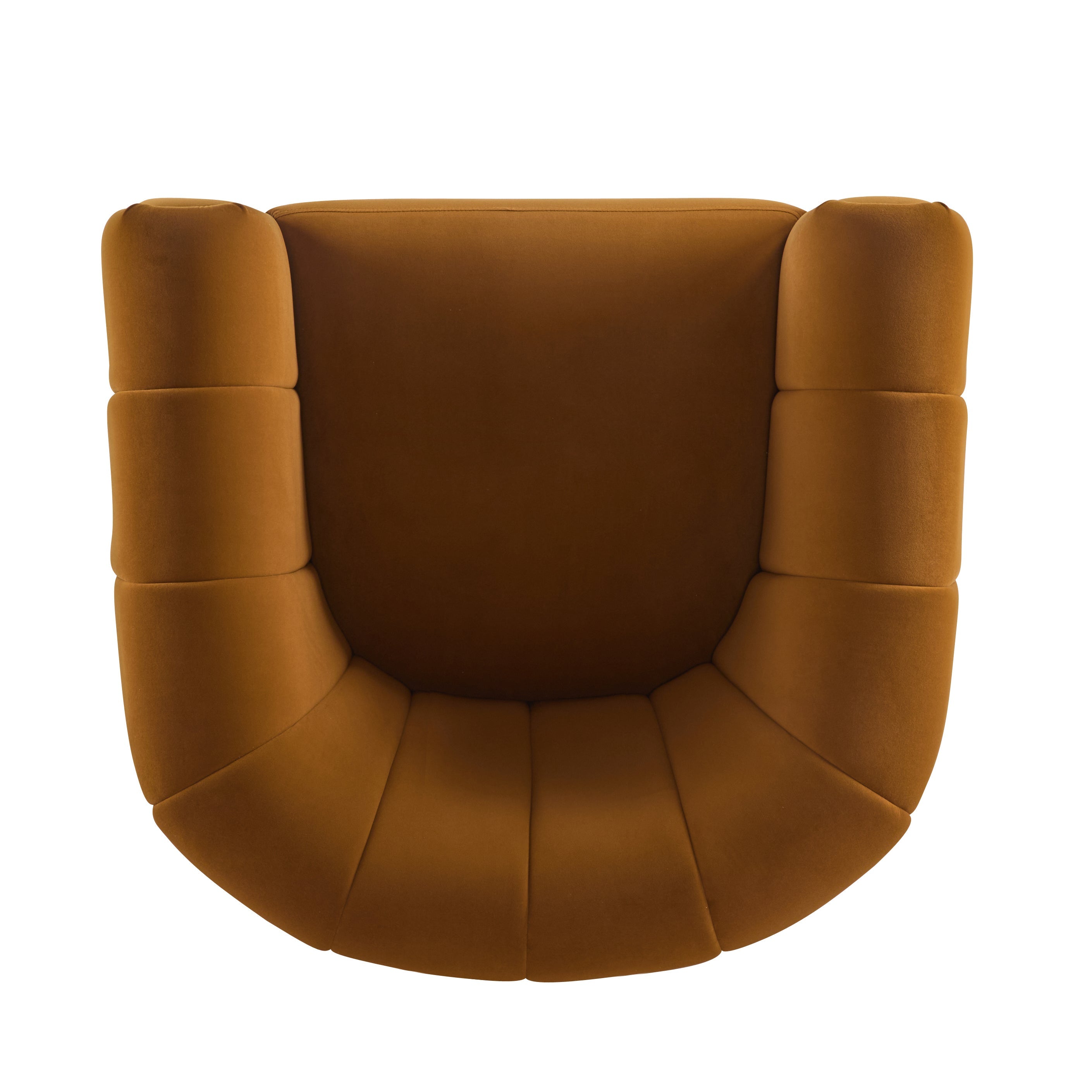 Modern Swivel Club Chair with Premium Velvet