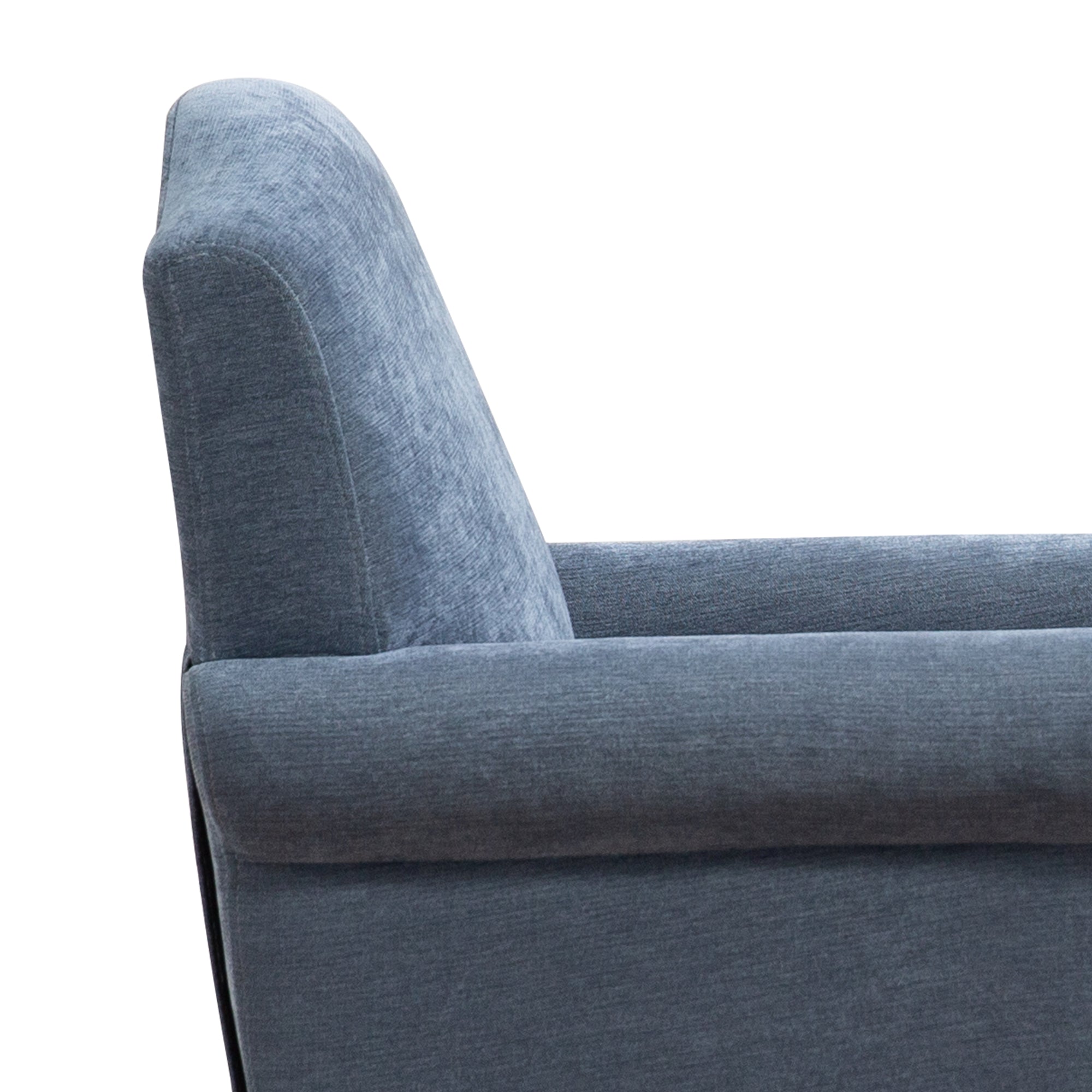 Nailhead Trim Rolled Arm Upholstered Accent Chair