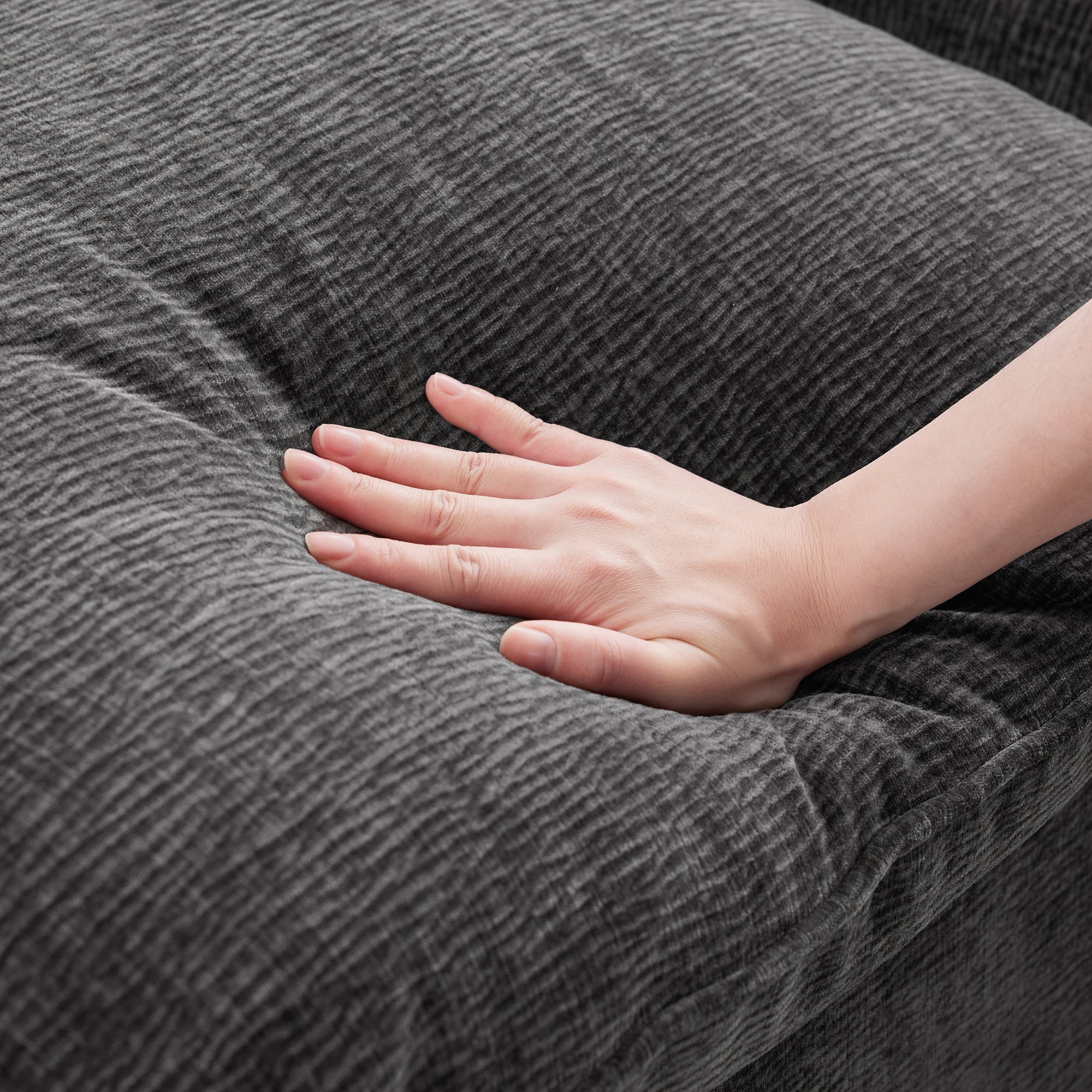 Chenille Modular L-Shape Sofa