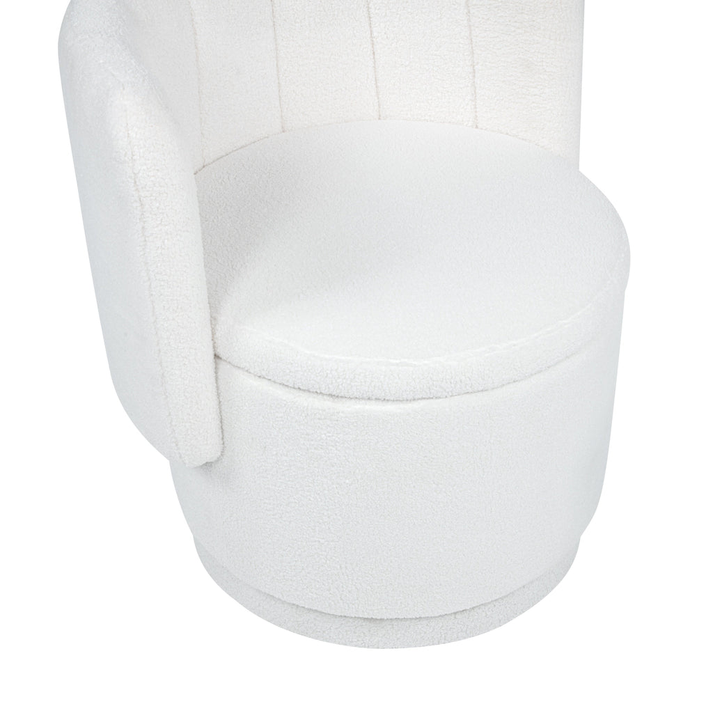 360 Degree Swivel Back Sofa Chair With Storage Space