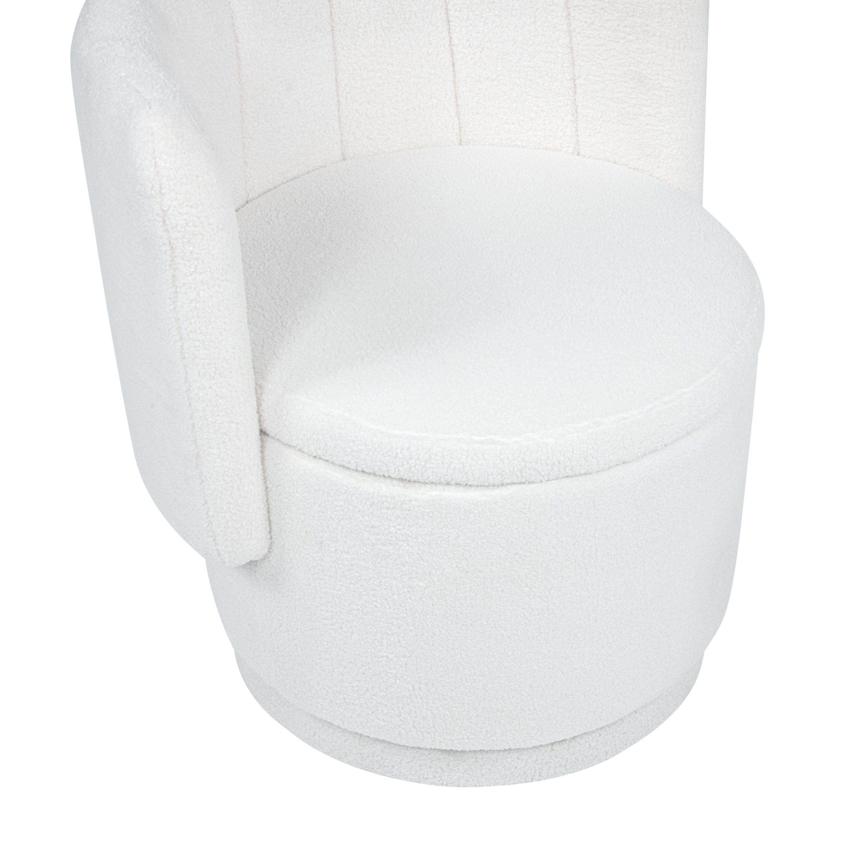 360 Degree Swivel Back Sofa Chair With Storage Space
