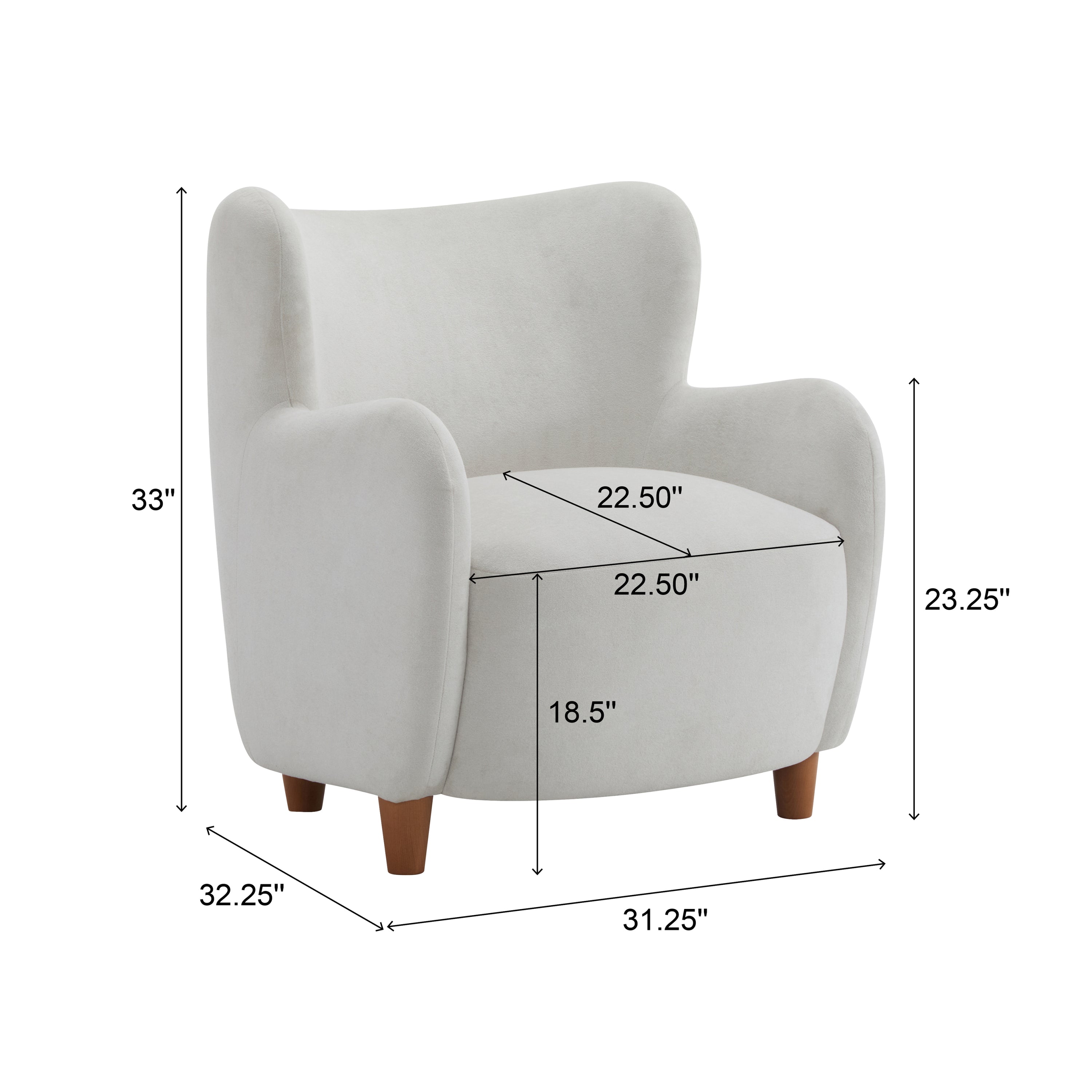 Lucia Wingback Armchair