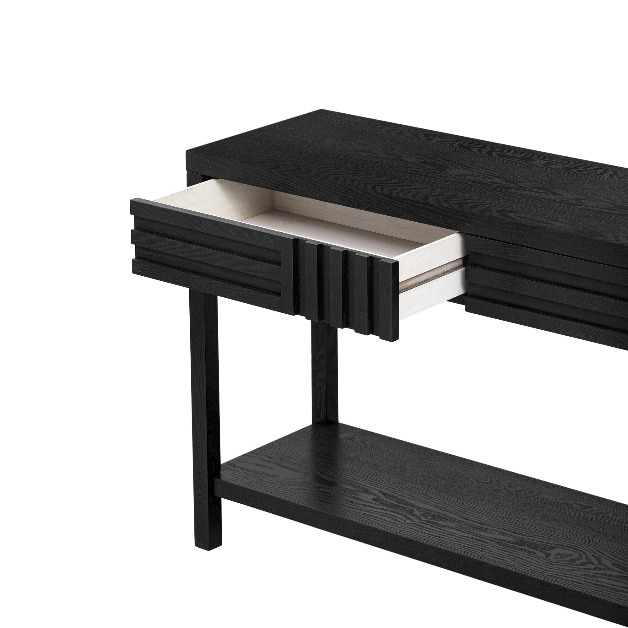 Geometric Drawer Entryway Console Table