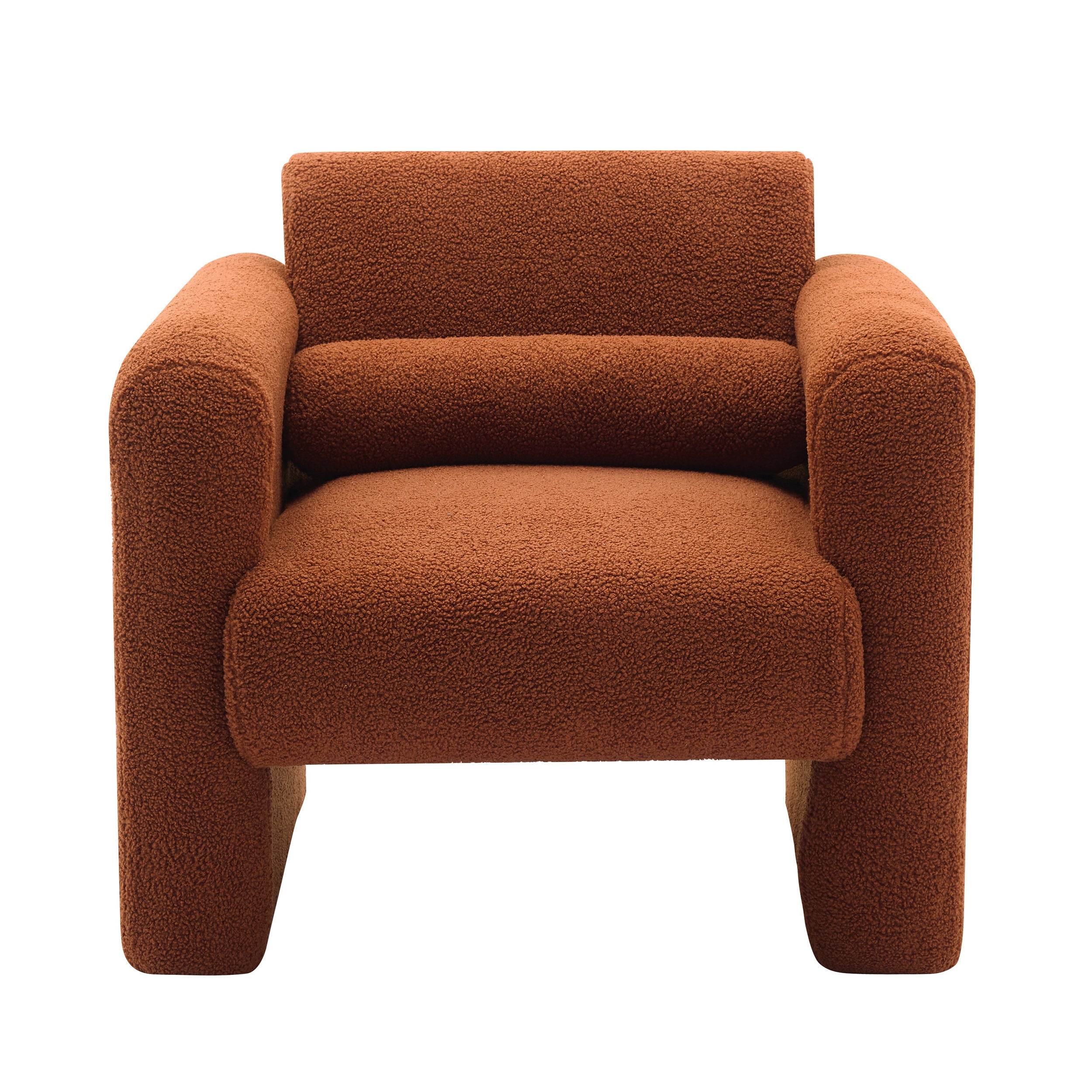 Marlowe Modern Sherpa Upholstered Comfy Reading Accent Chair