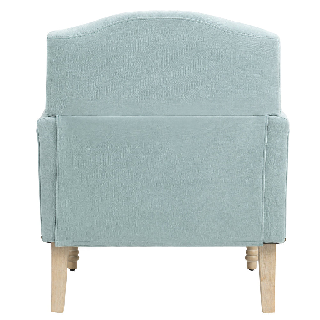 Nailhead Trim Upholstered Accent Chair