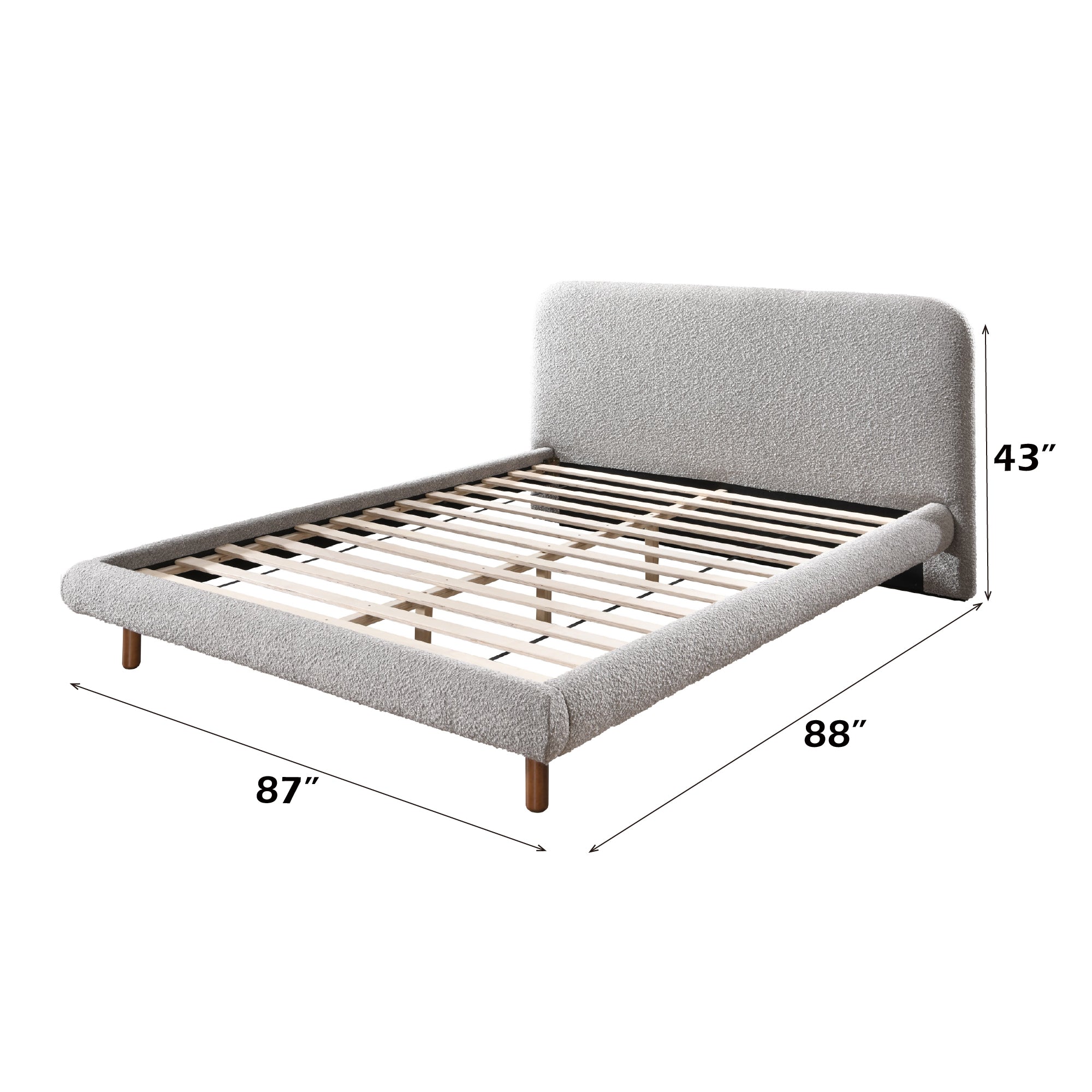 Cleo Boucle Bed