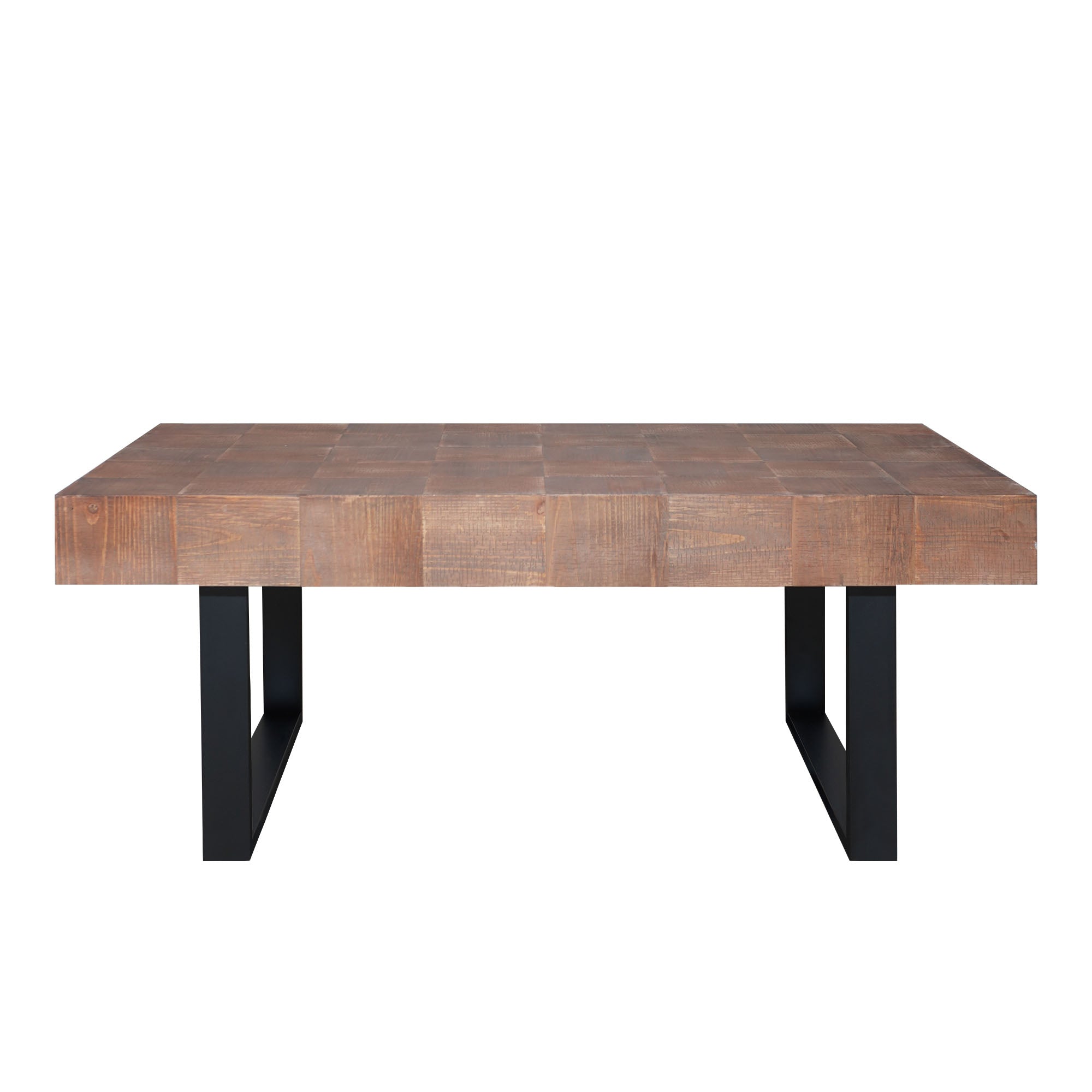Rustic Industrial Wood Coffee Table