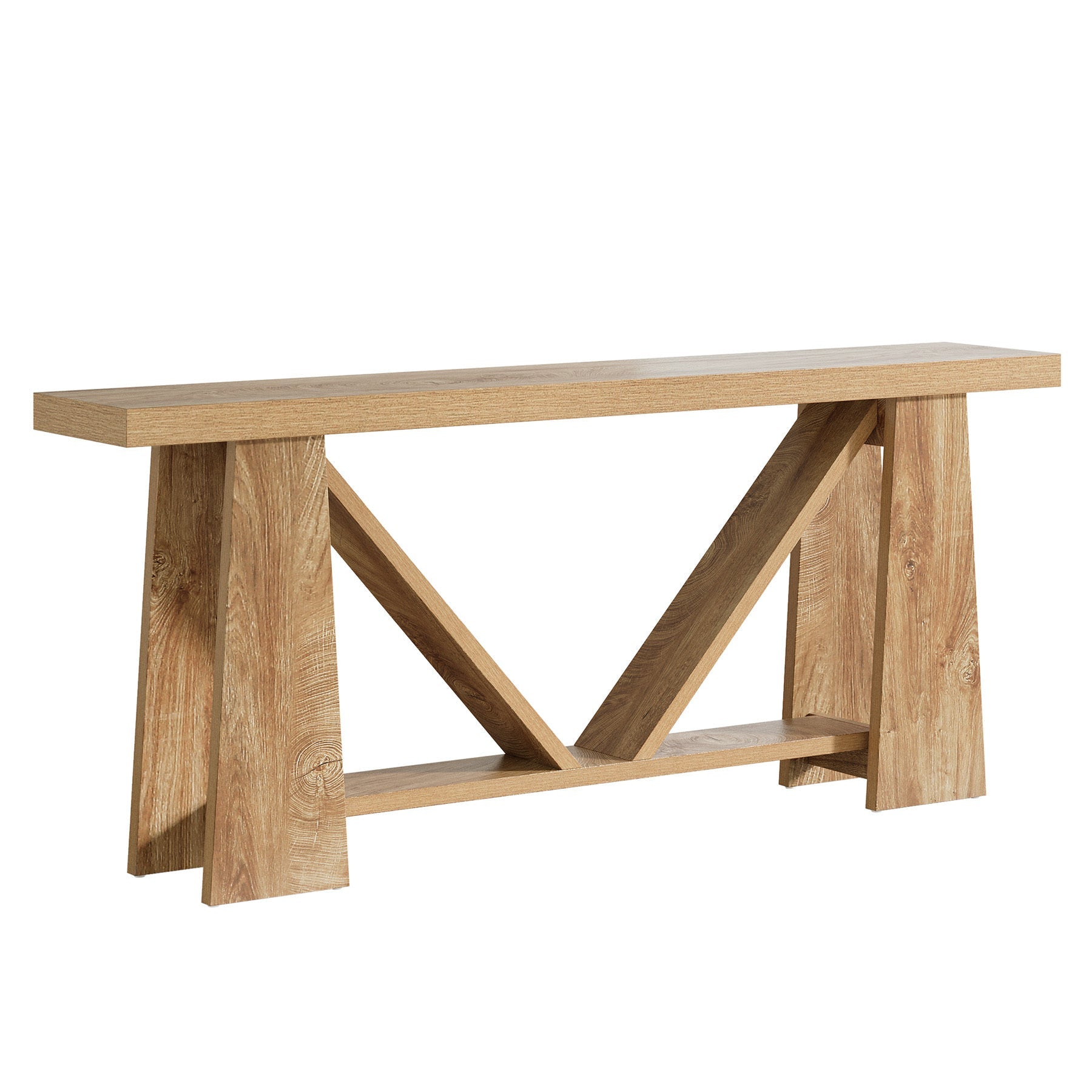 Eastmere Farmhouse 2-Tier Console Table