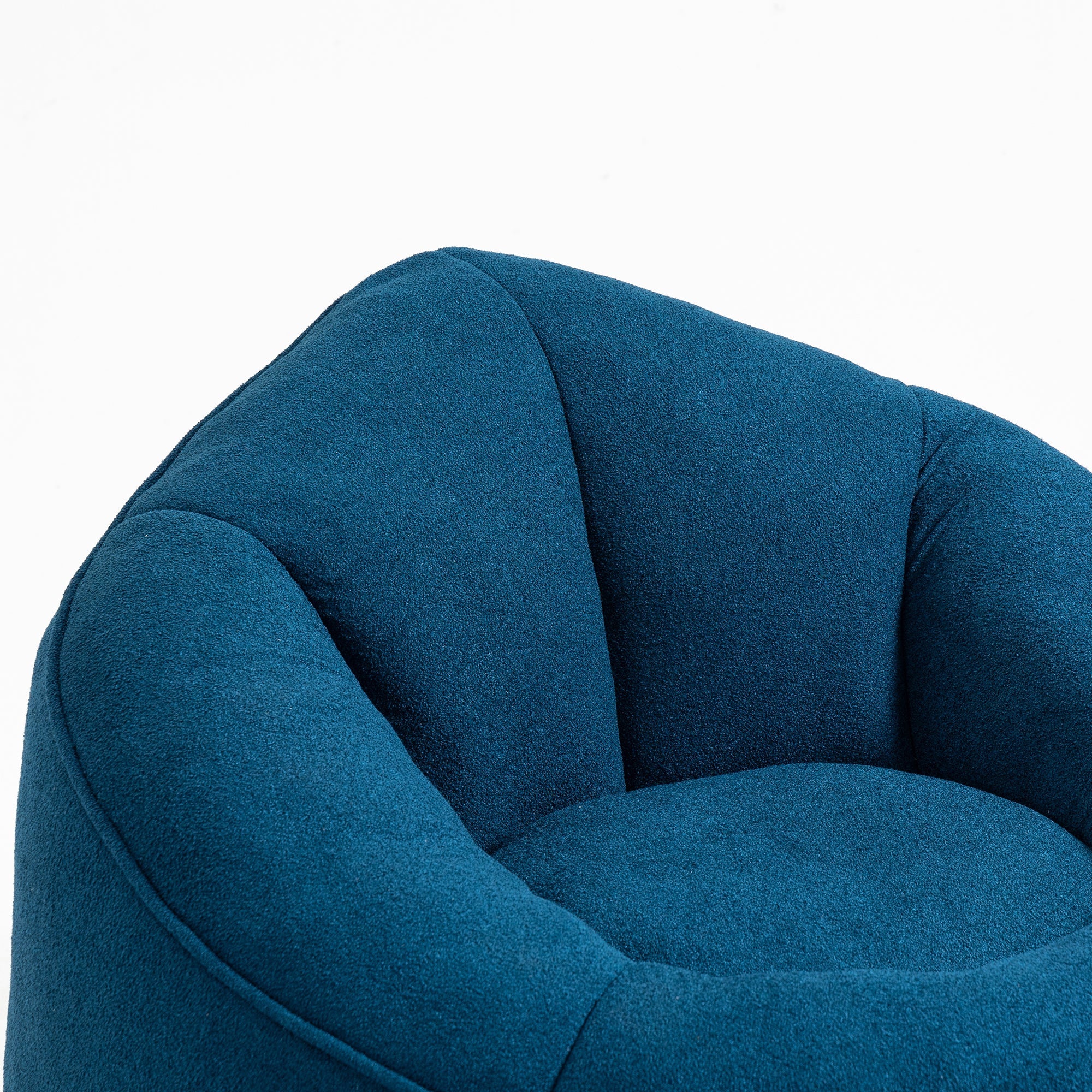 Bean Bag Sofa Chair with High-Pressure Foam and Footrest
