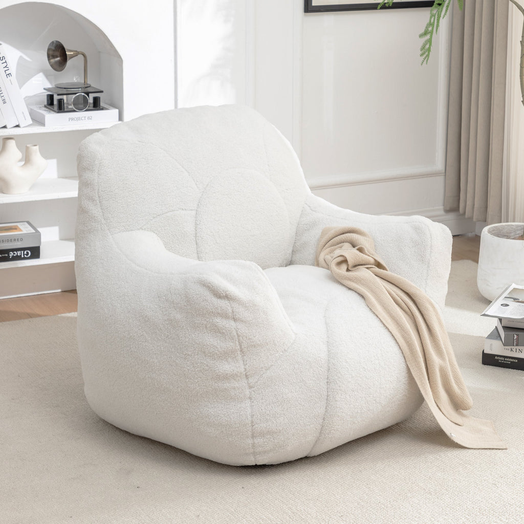 Tufted Memory Foam Bean Bag Chair