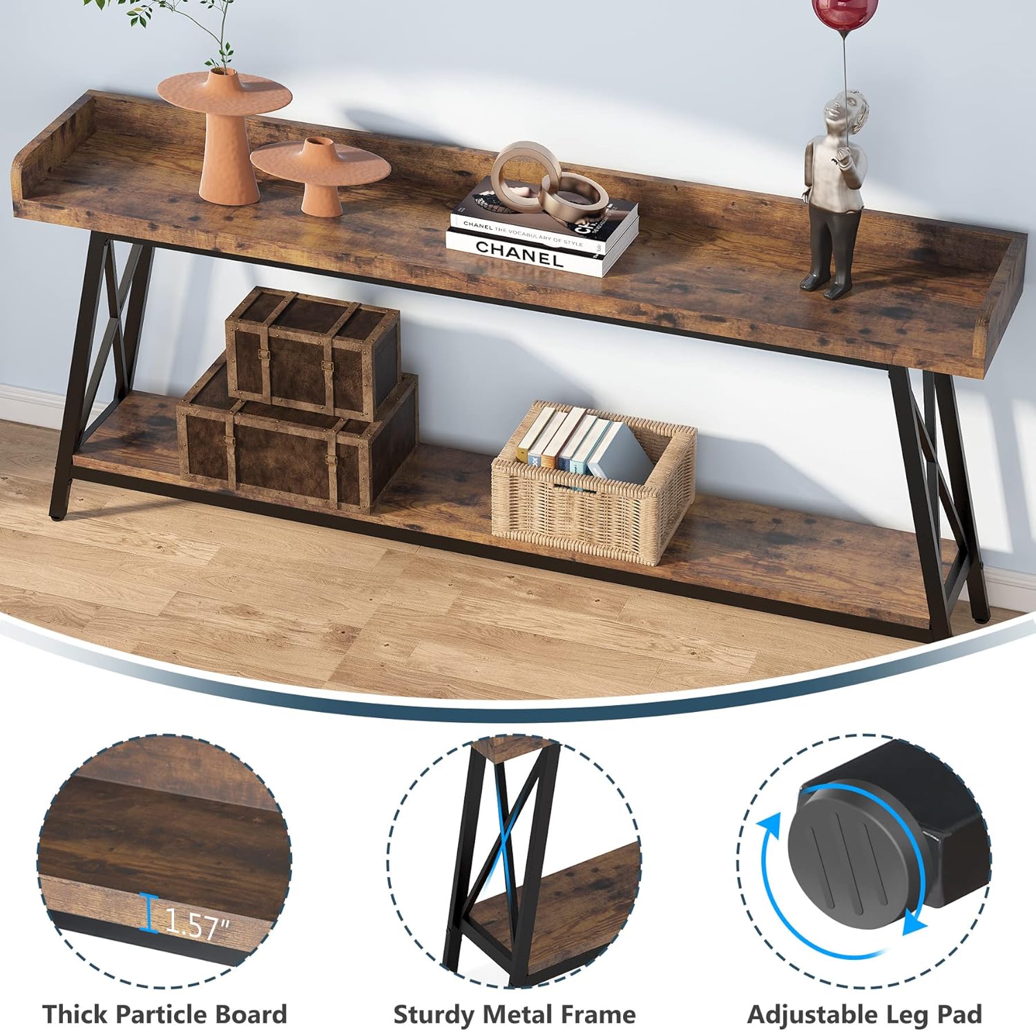 Oakridge Industrial Console Table