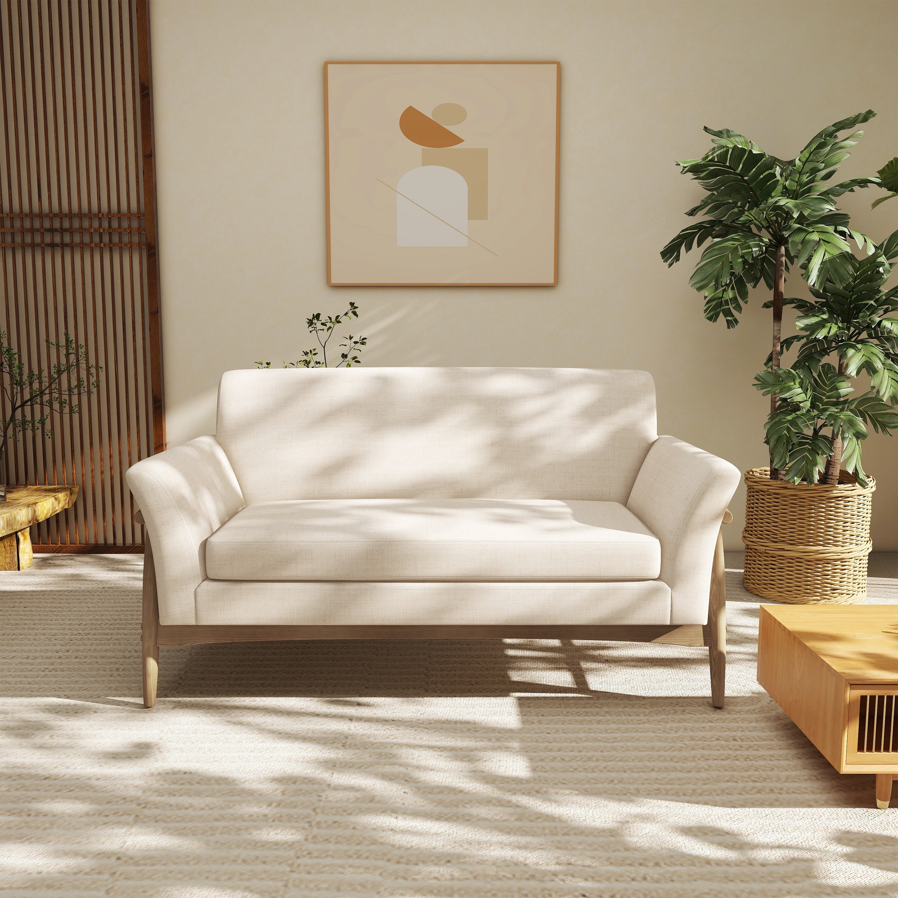 Haverhill Boucle Flared Arms Loveseat